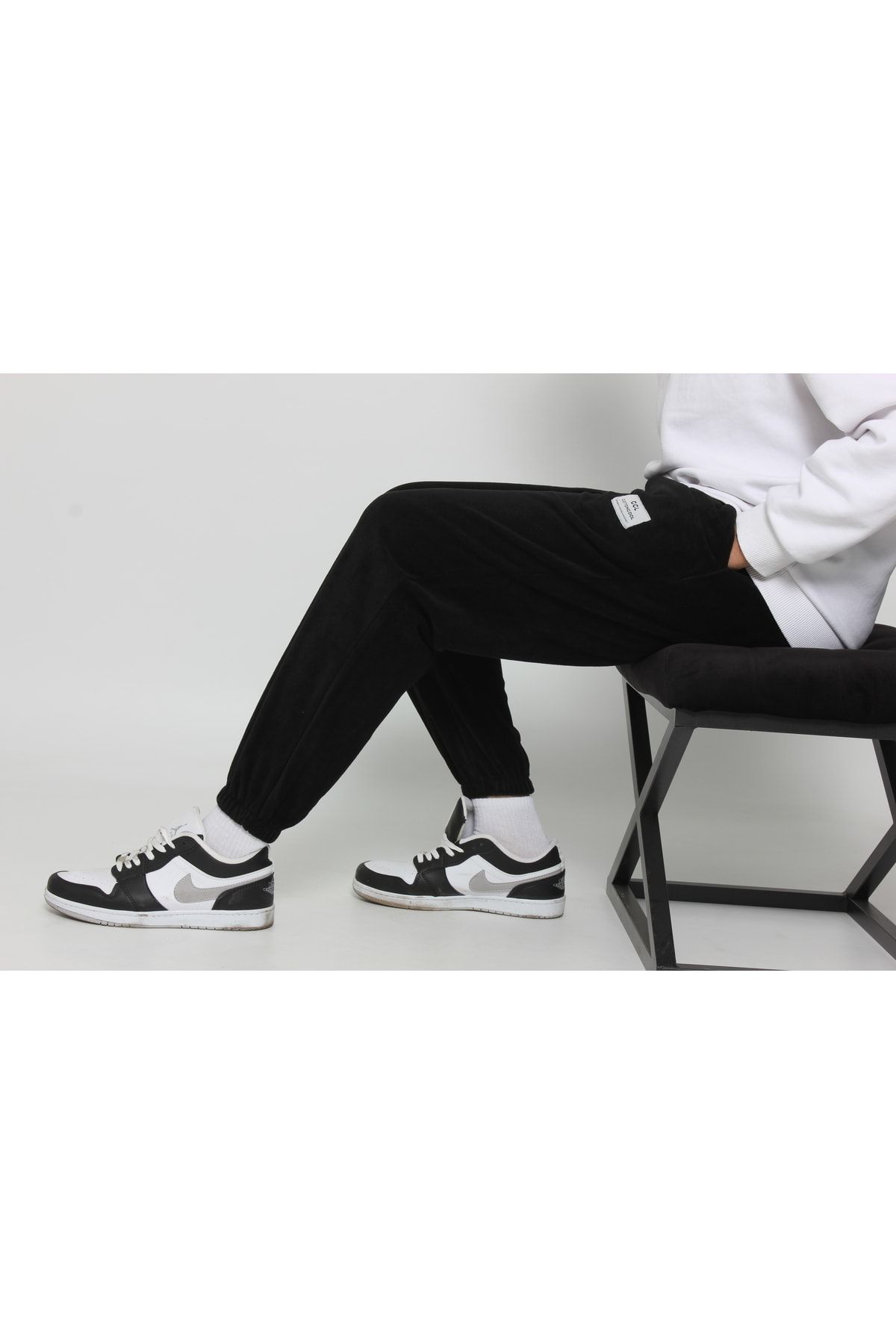Erkek Oversize Polar Eşofman Alt