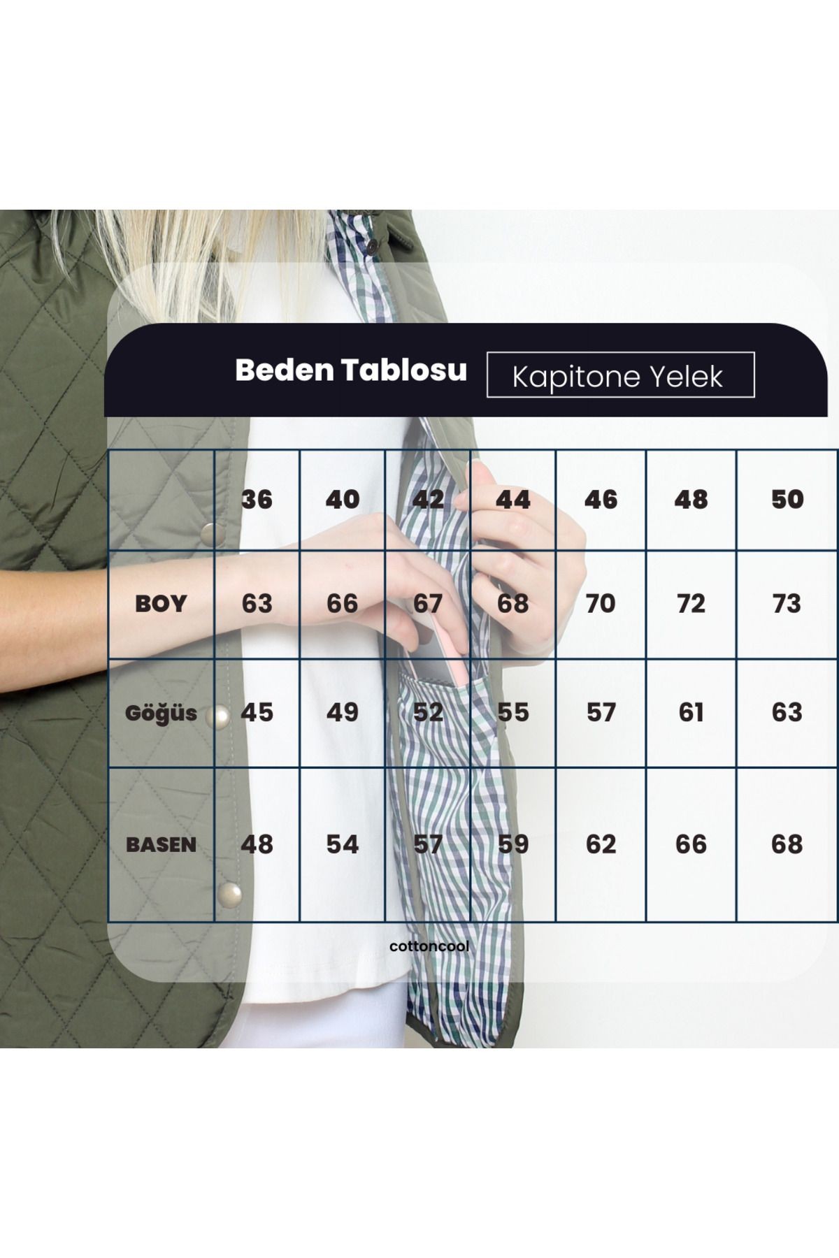 Kadın Kapitone Yelek