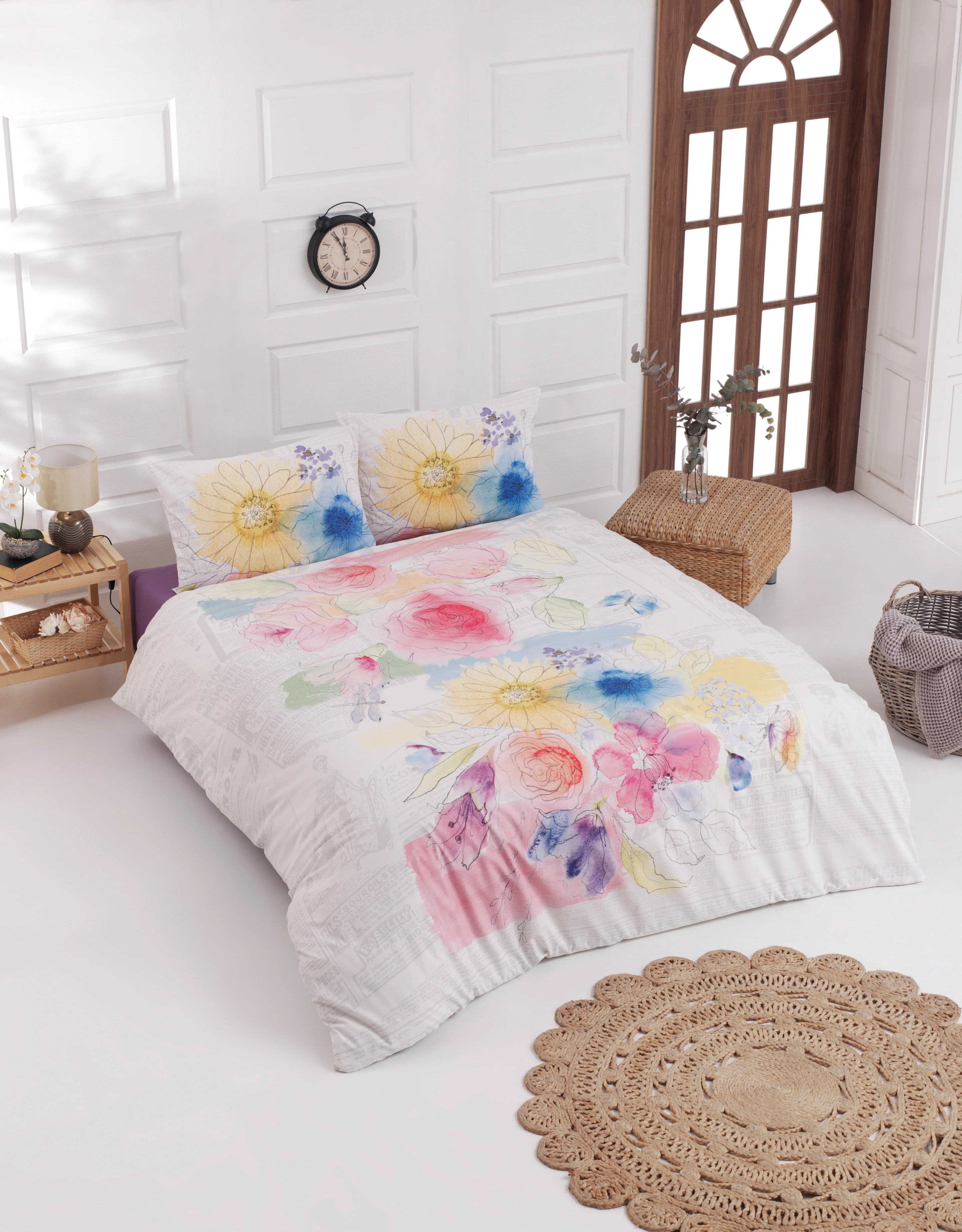 DAISY ÇİFT KİŞİLİK NEVRESİM TAKIMI