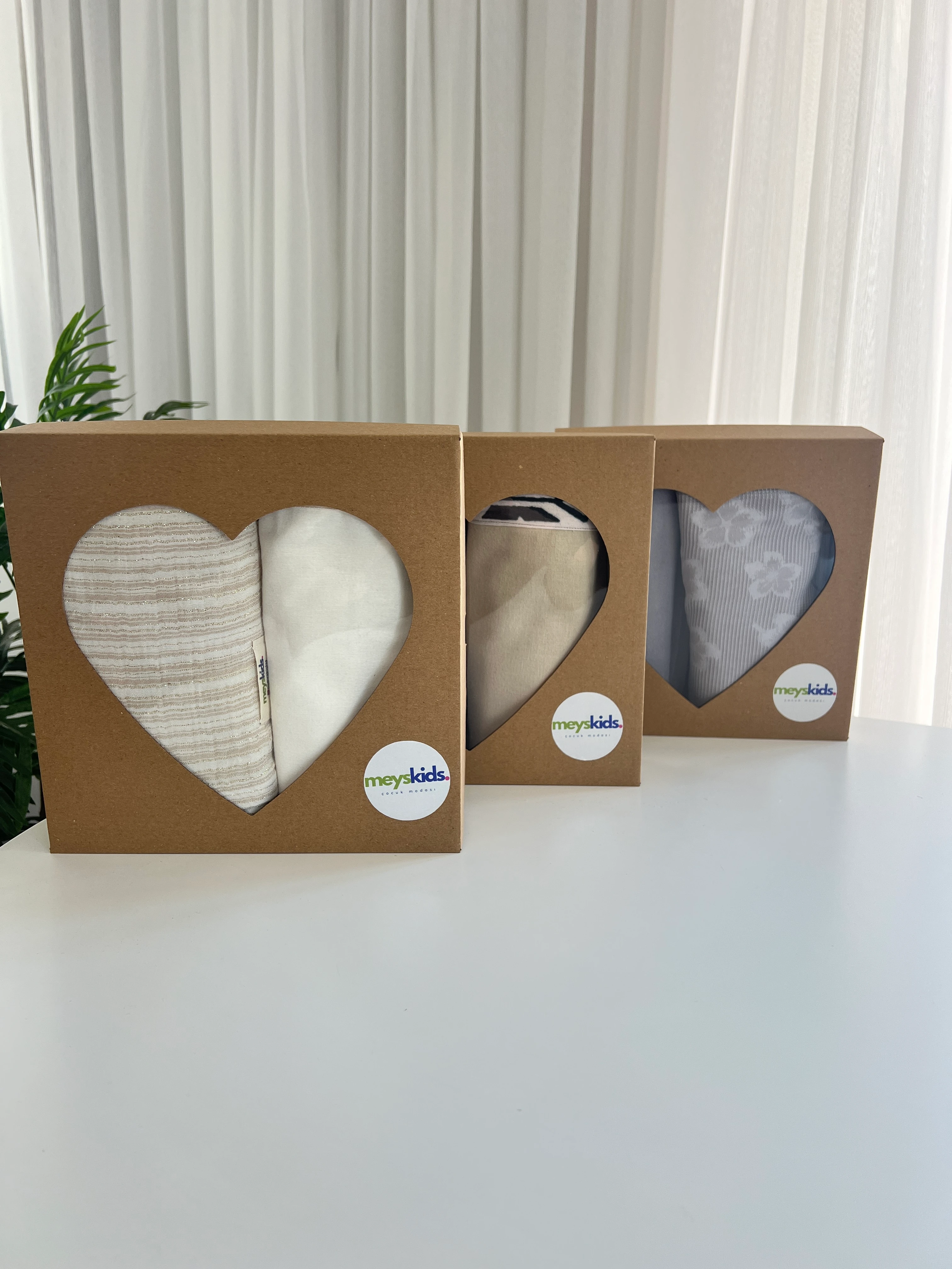 Naturel Işıltı Bebek Battaniye 3'lü Set