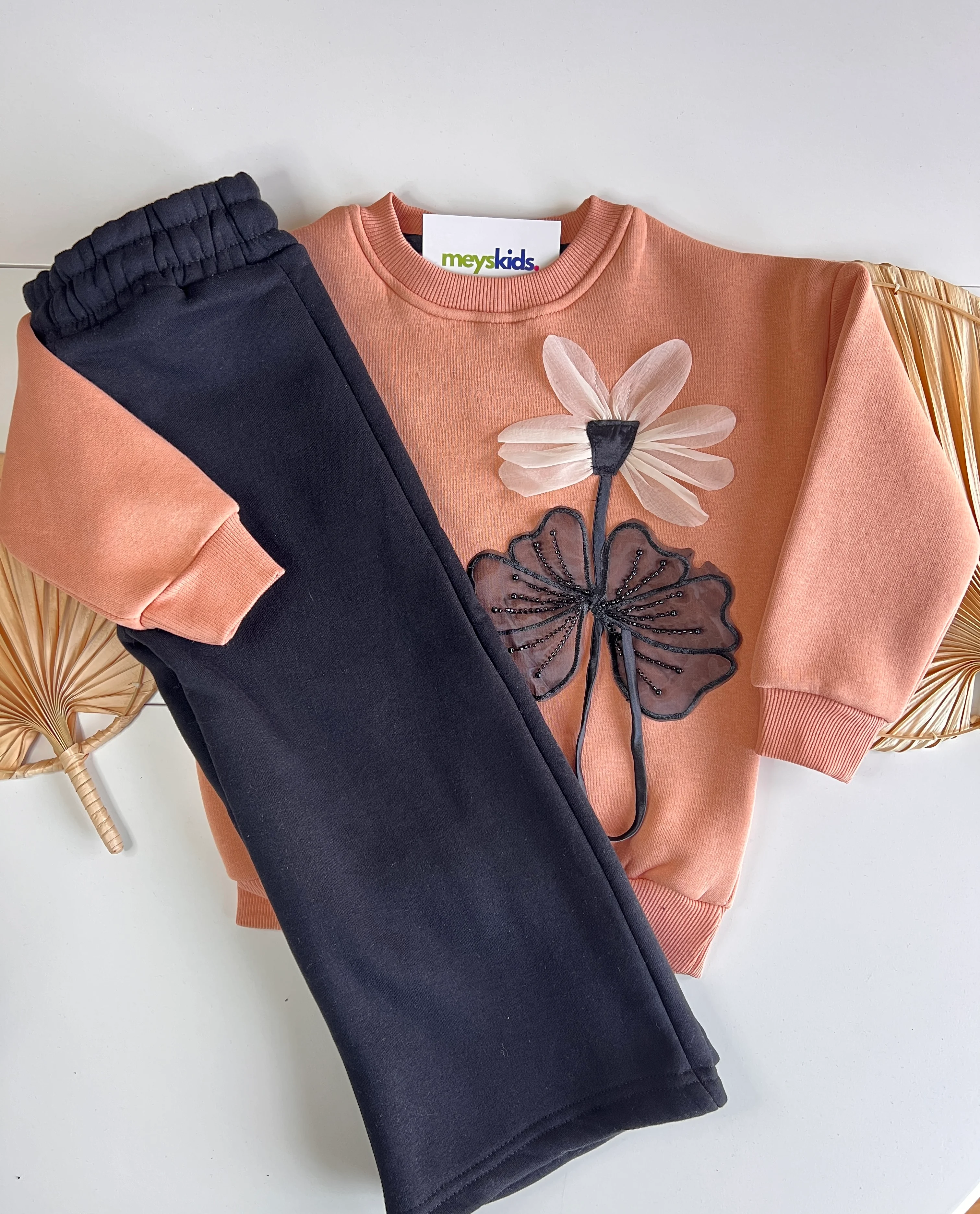 Papatya Şardonlu Kız Çocuk Takım 