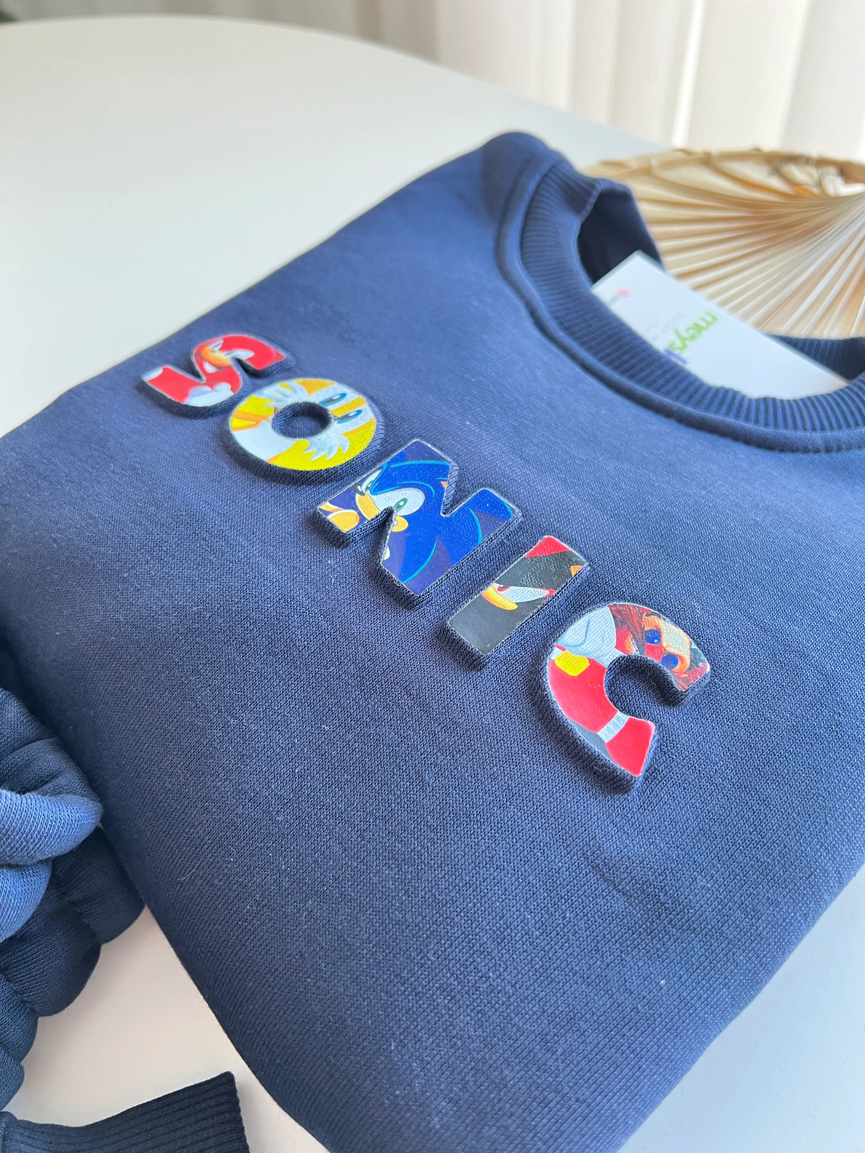 Sonic Kabartılı Şardonlu Erkek Çocuk Takım