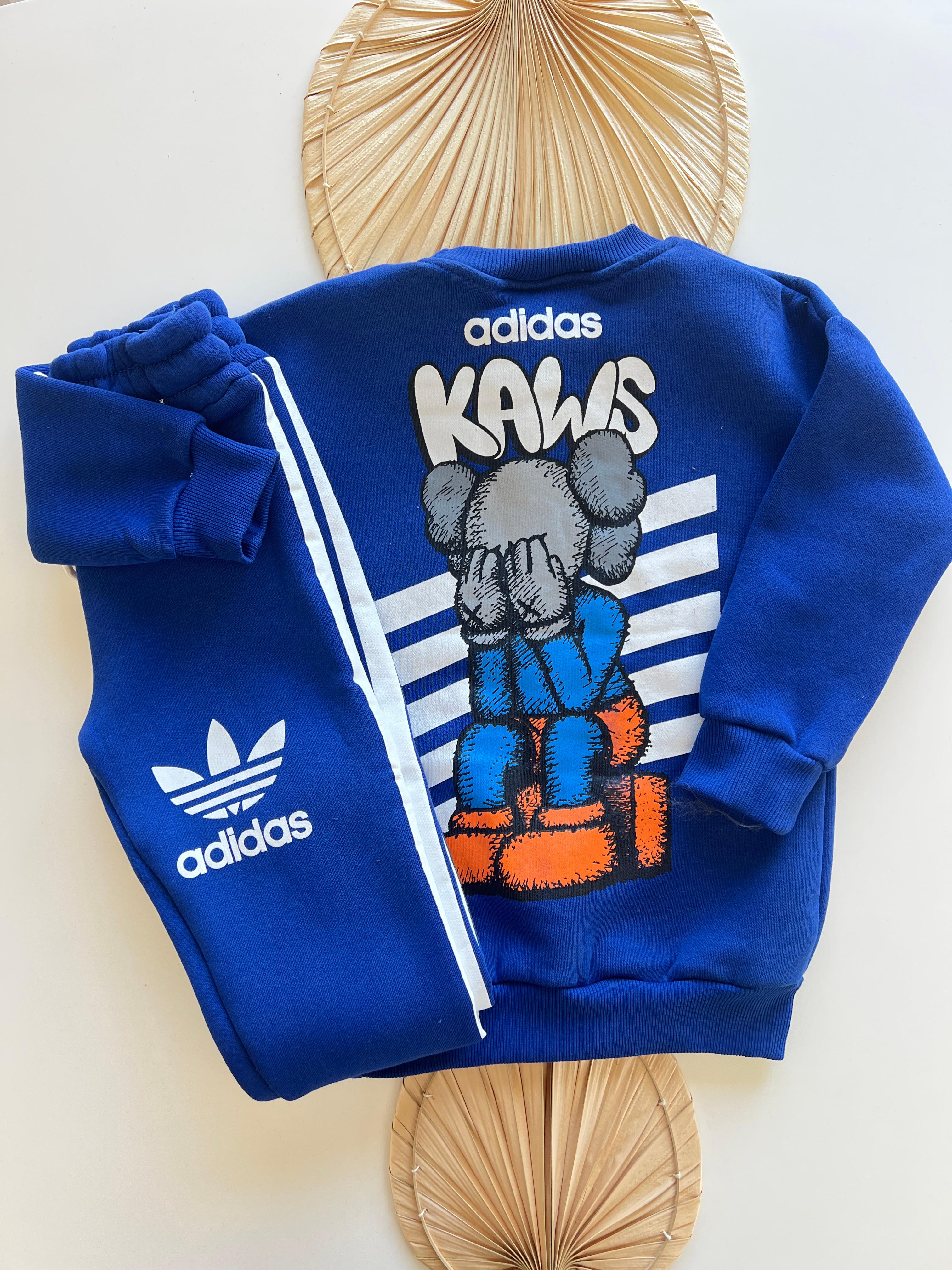 Kaws Baskılı Şardonlu Erkek Çocuk Takım