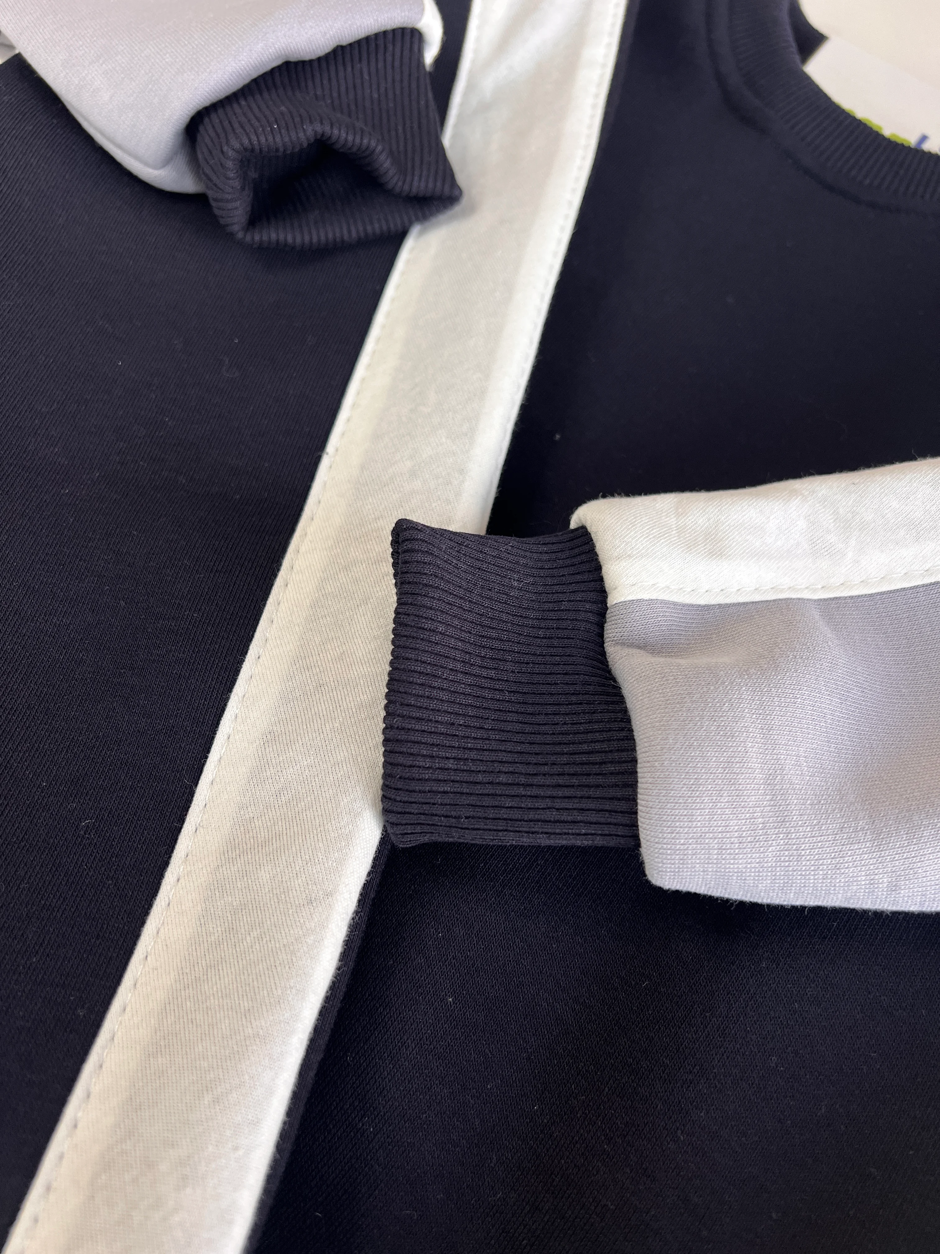 Renk Bloklu Şardonlu Erkek Çocuk Takım