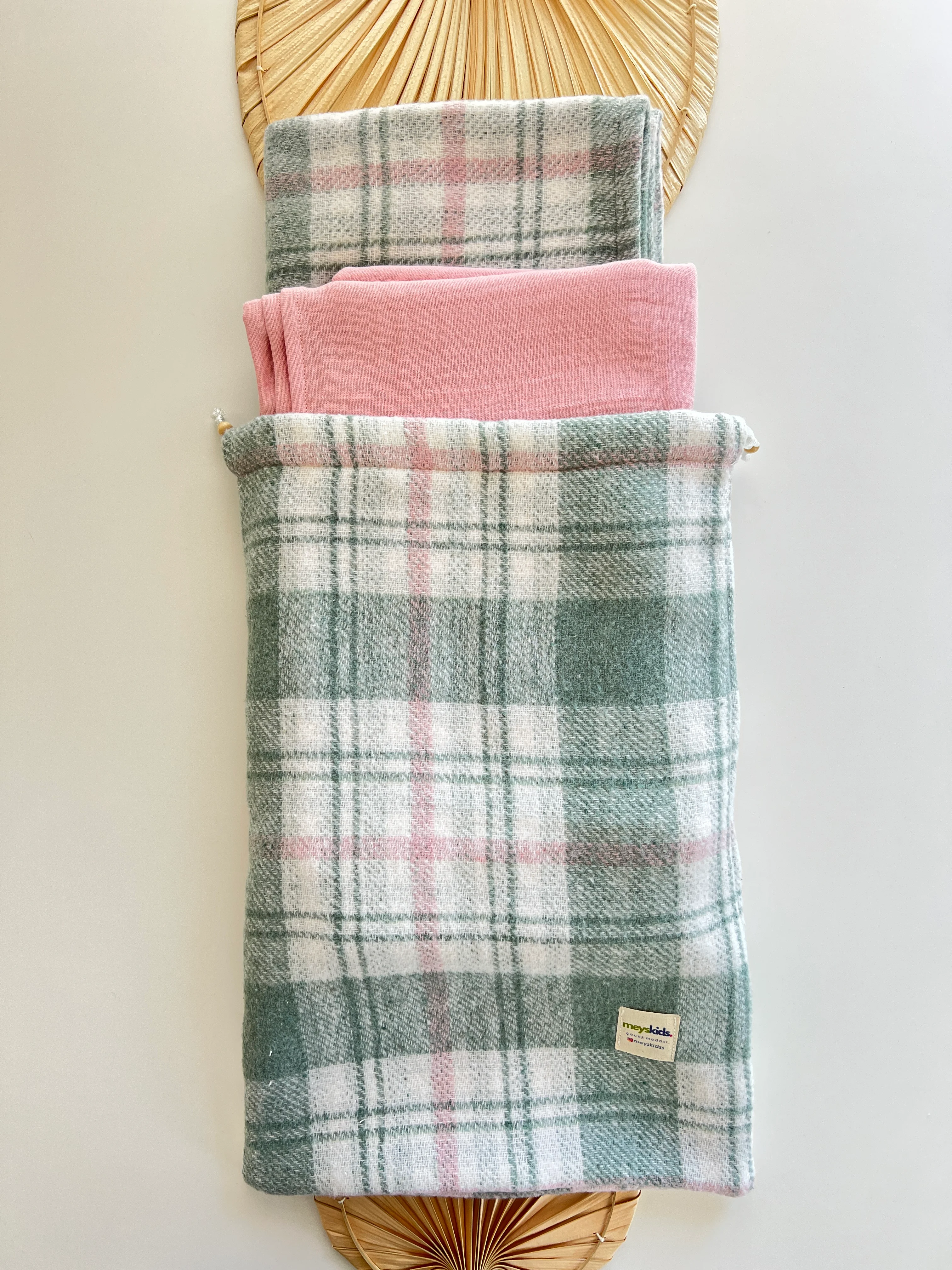 Soft Kare Desen & Müslin Battaniye 3'lü Set