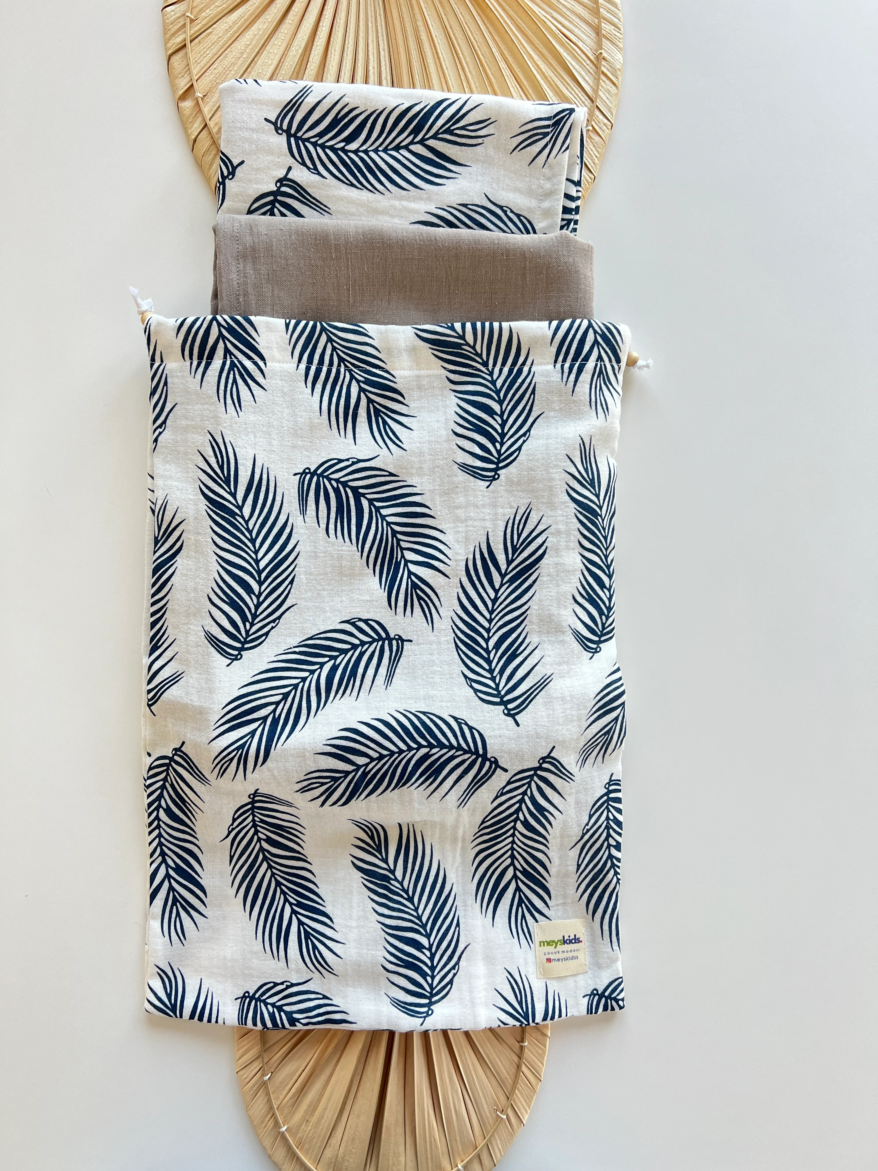 Kuş Tüyü 3'lü Battaniye Seti