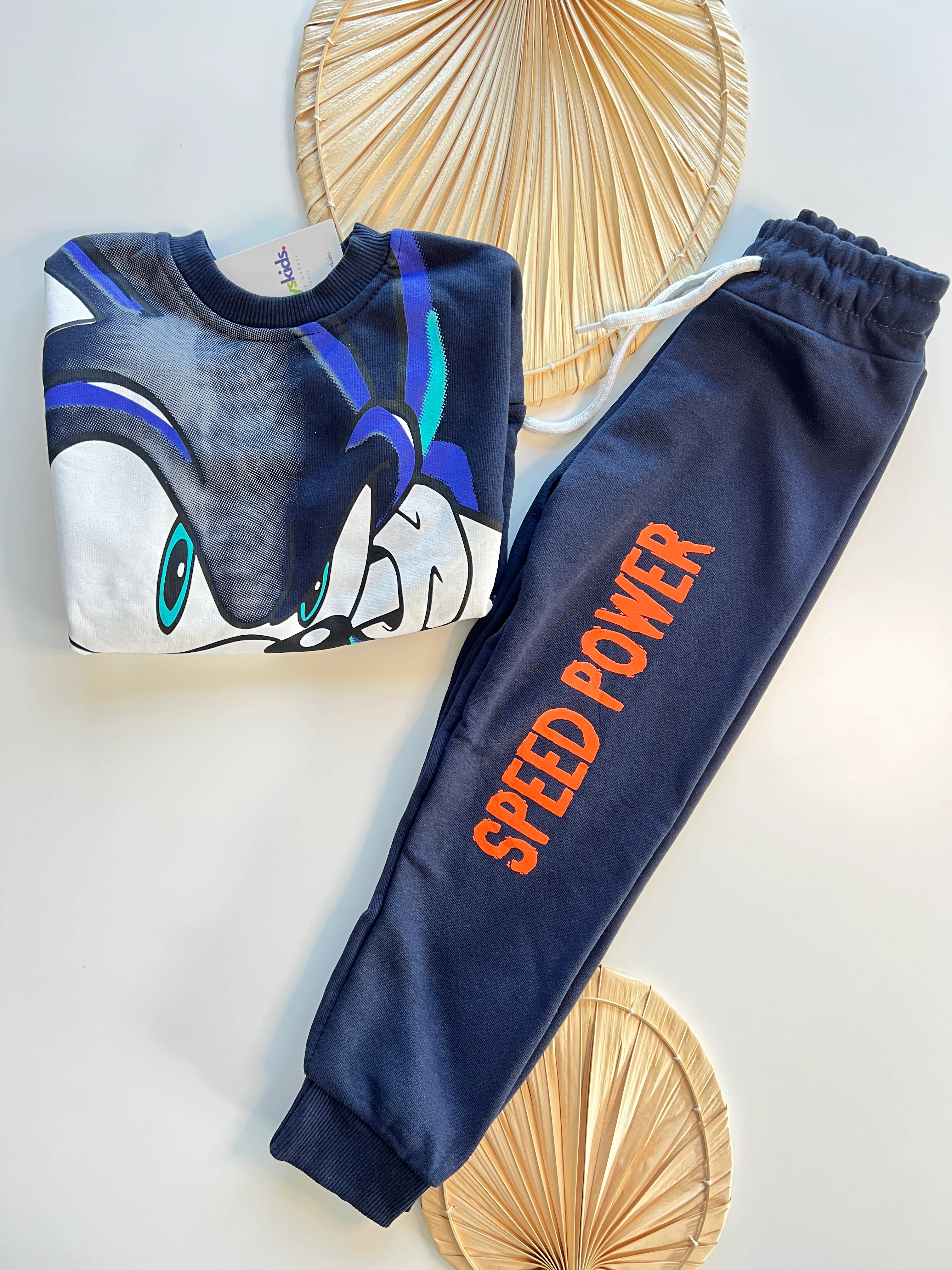 Speed Power Baskılı Erkek Çocuk Takım