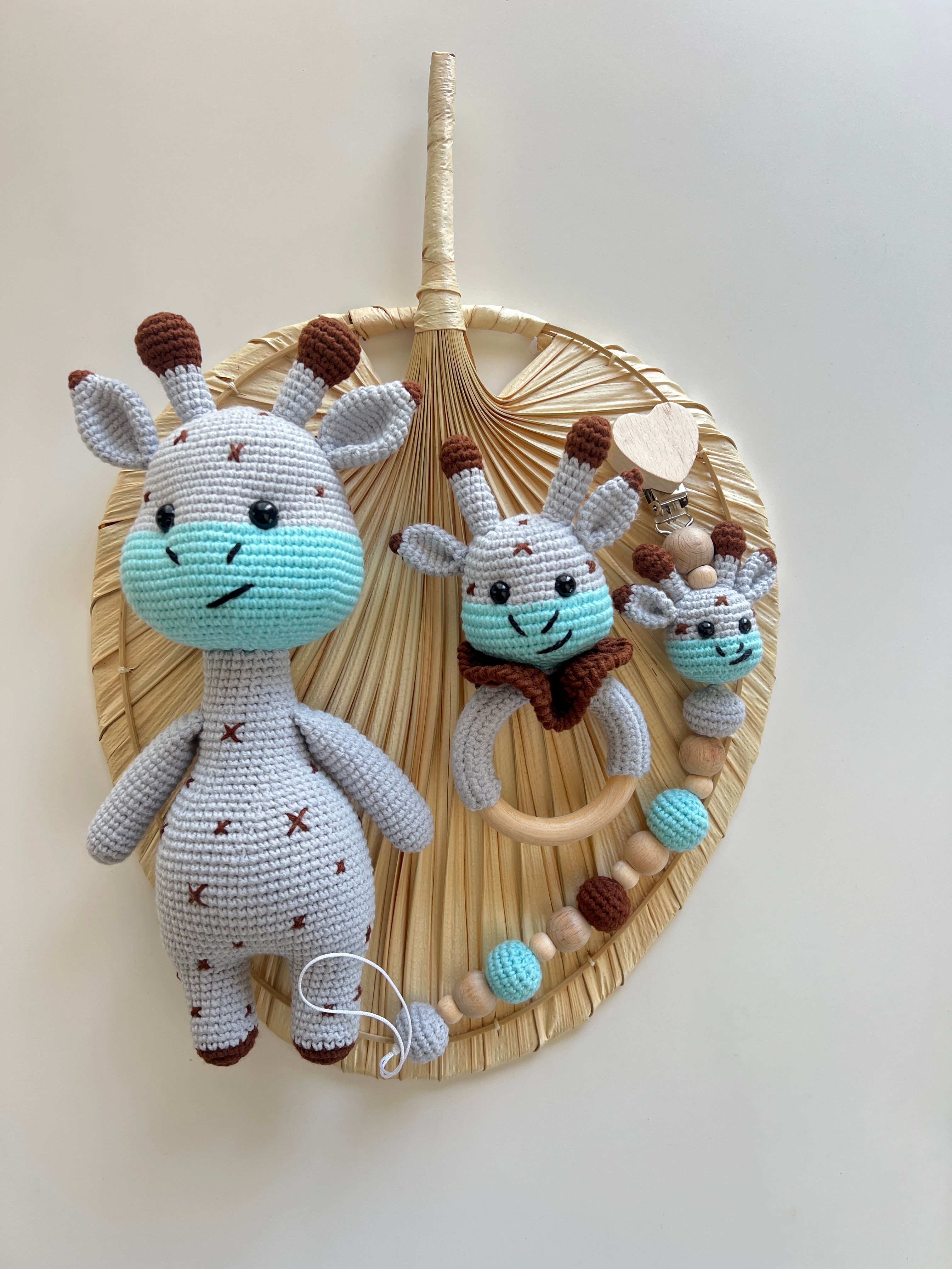 Doğal Dokunuş Bebek Seti - Bebe mavi