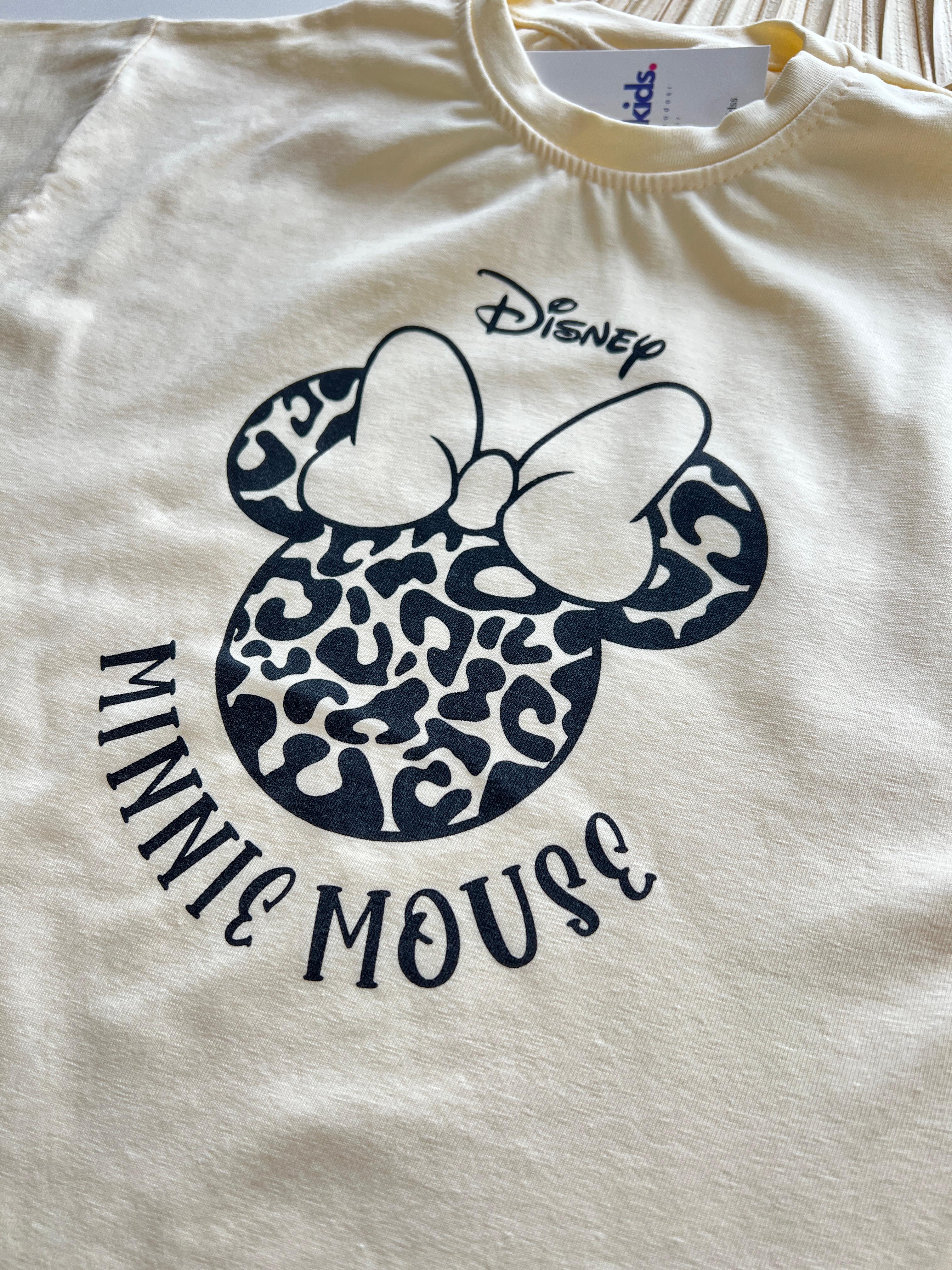 Disney Minnie Mouse Baskılı Kız Çocuk Takım