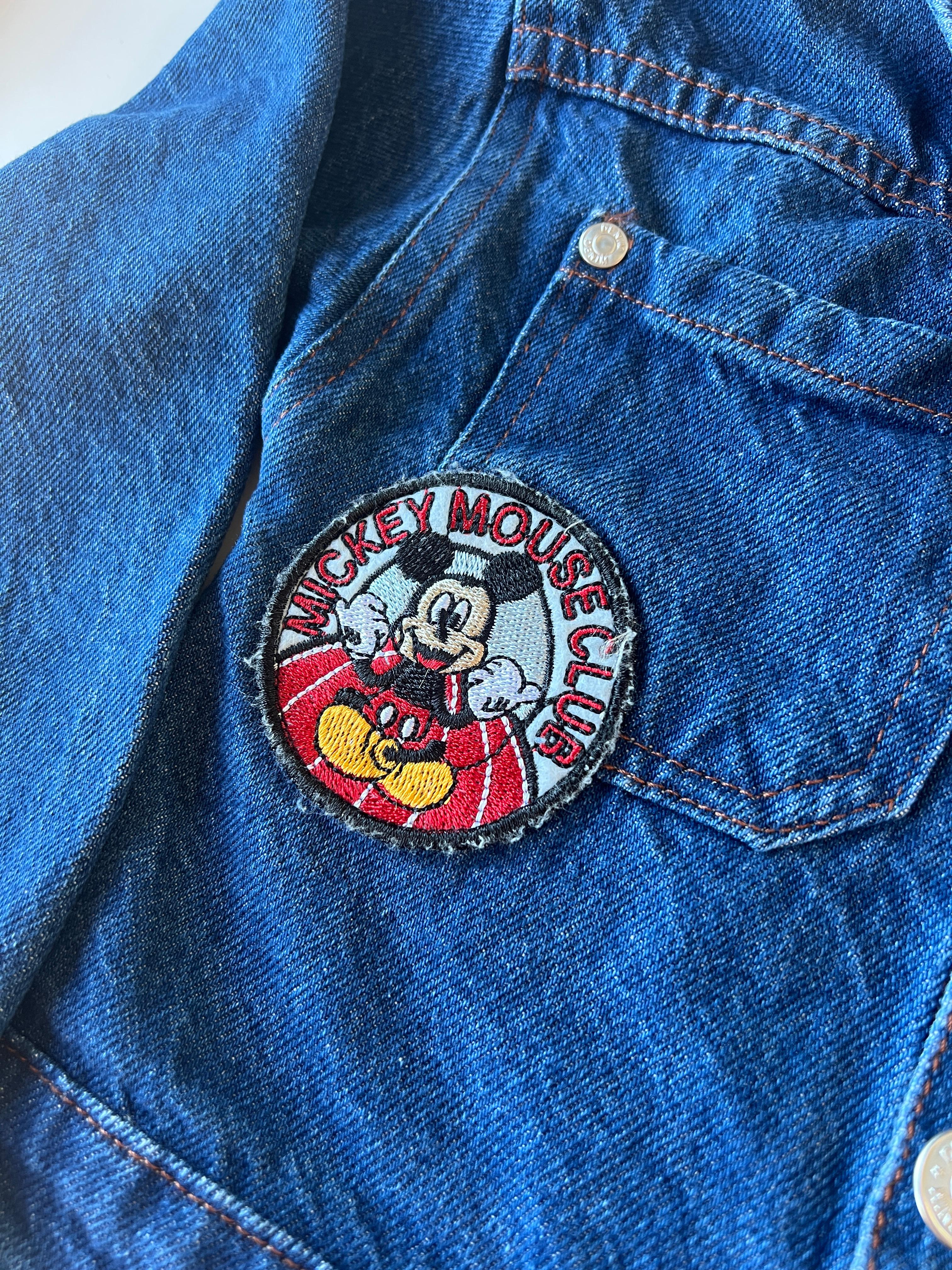 Mickey Mouse Nakışlı Kot Ceket/Pantolon Erkek Çocuk Takımı