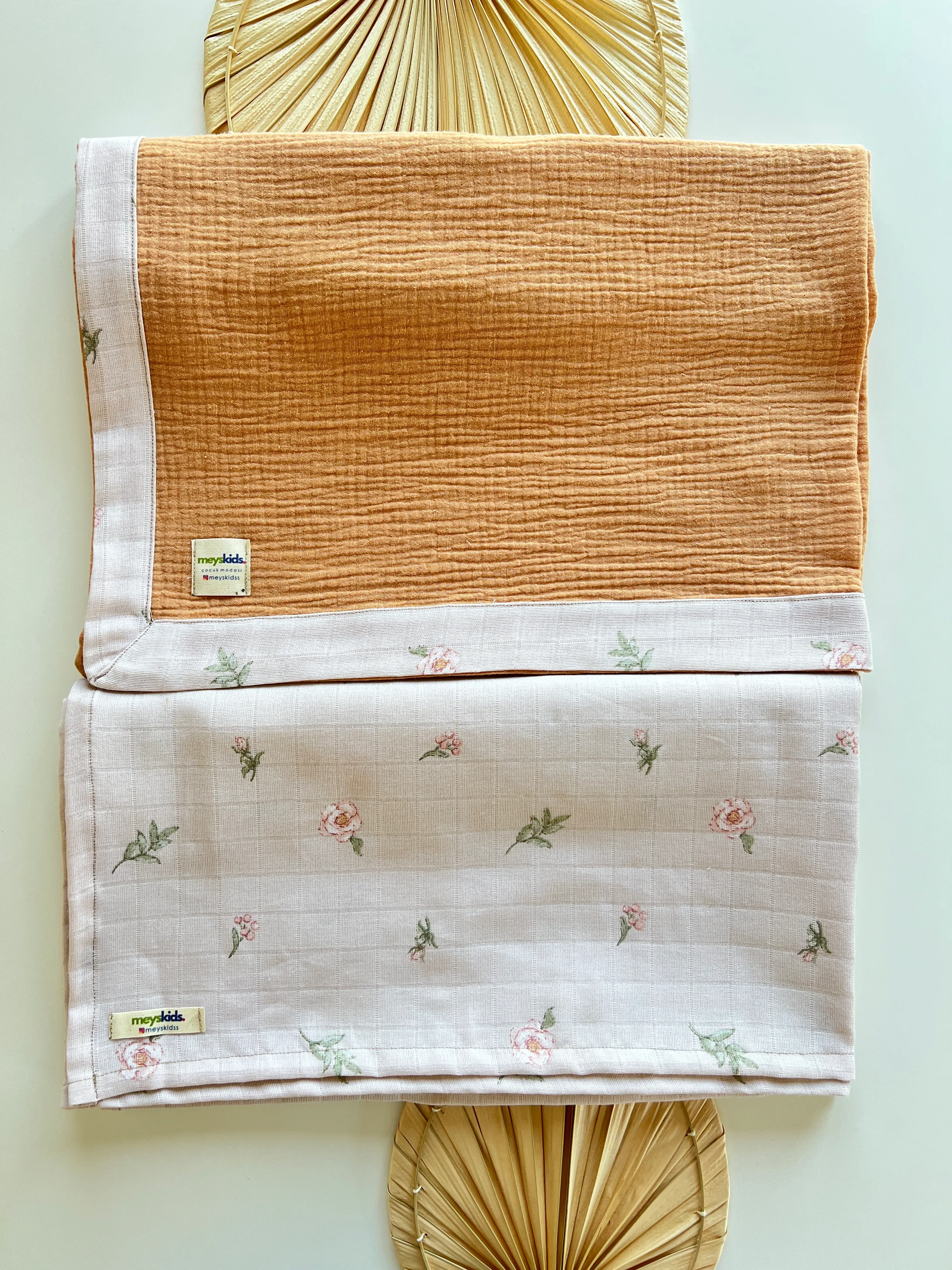 Bal & Çiçek 3'lü Battaniye Seti