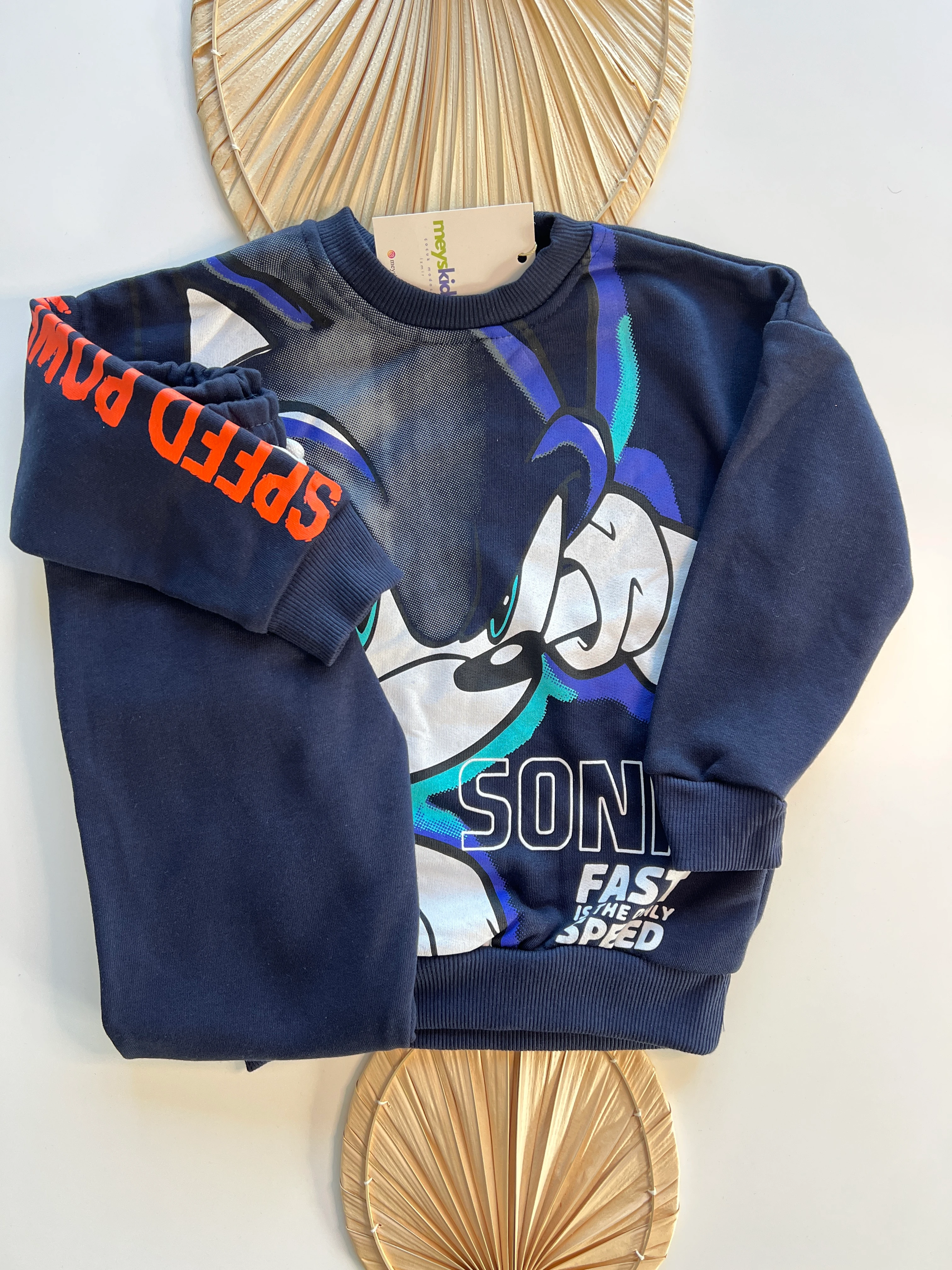 Speed Power Baskılı Erkek Çocuk Takım