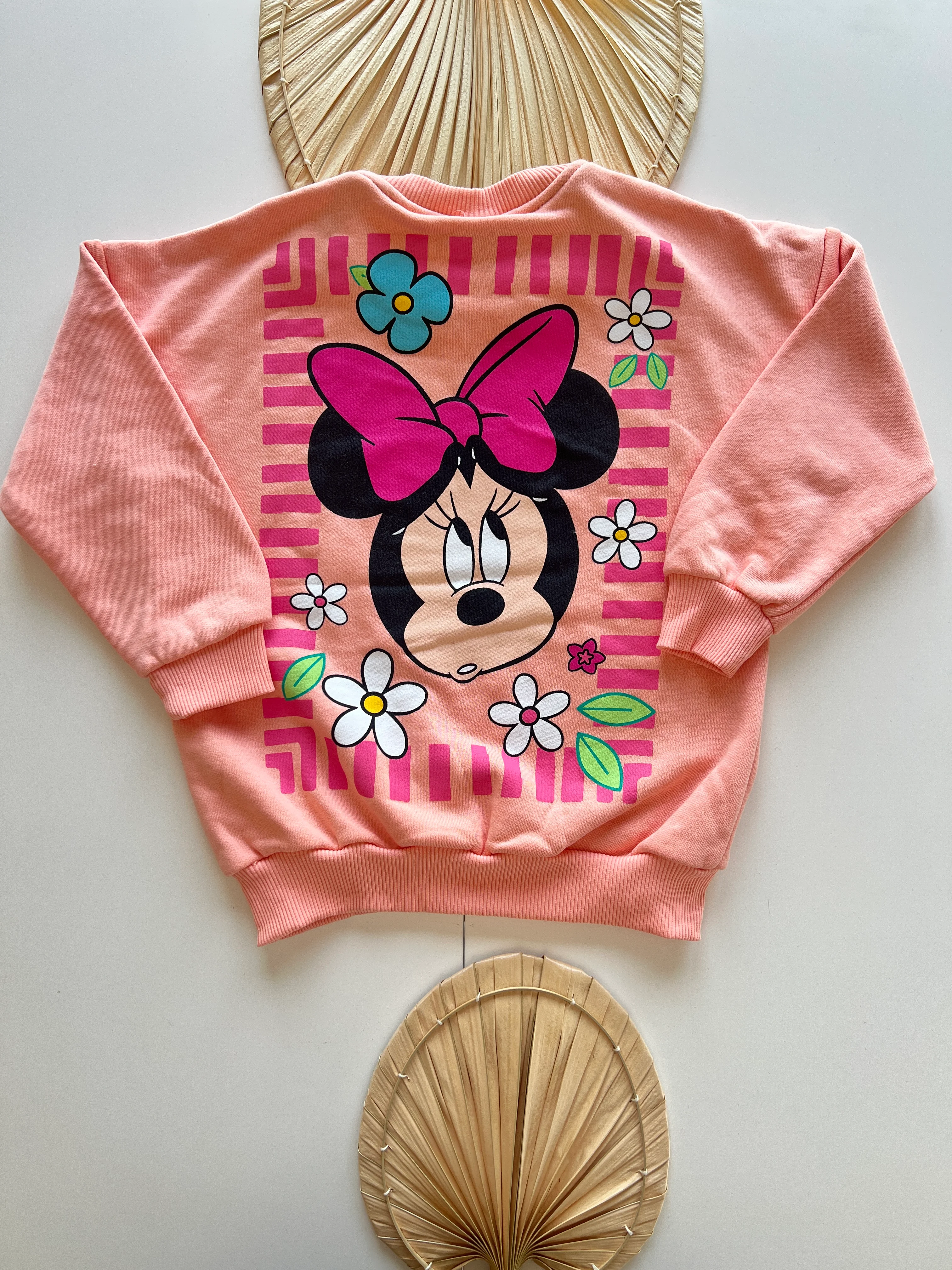 Çizgili Mınnıe Kız Çocuk Takım