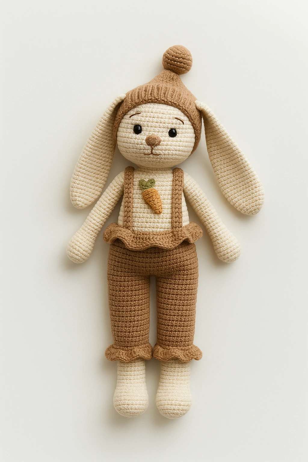 Uzun Kulaklı Tavşan Oyuncak  - Kahverengi