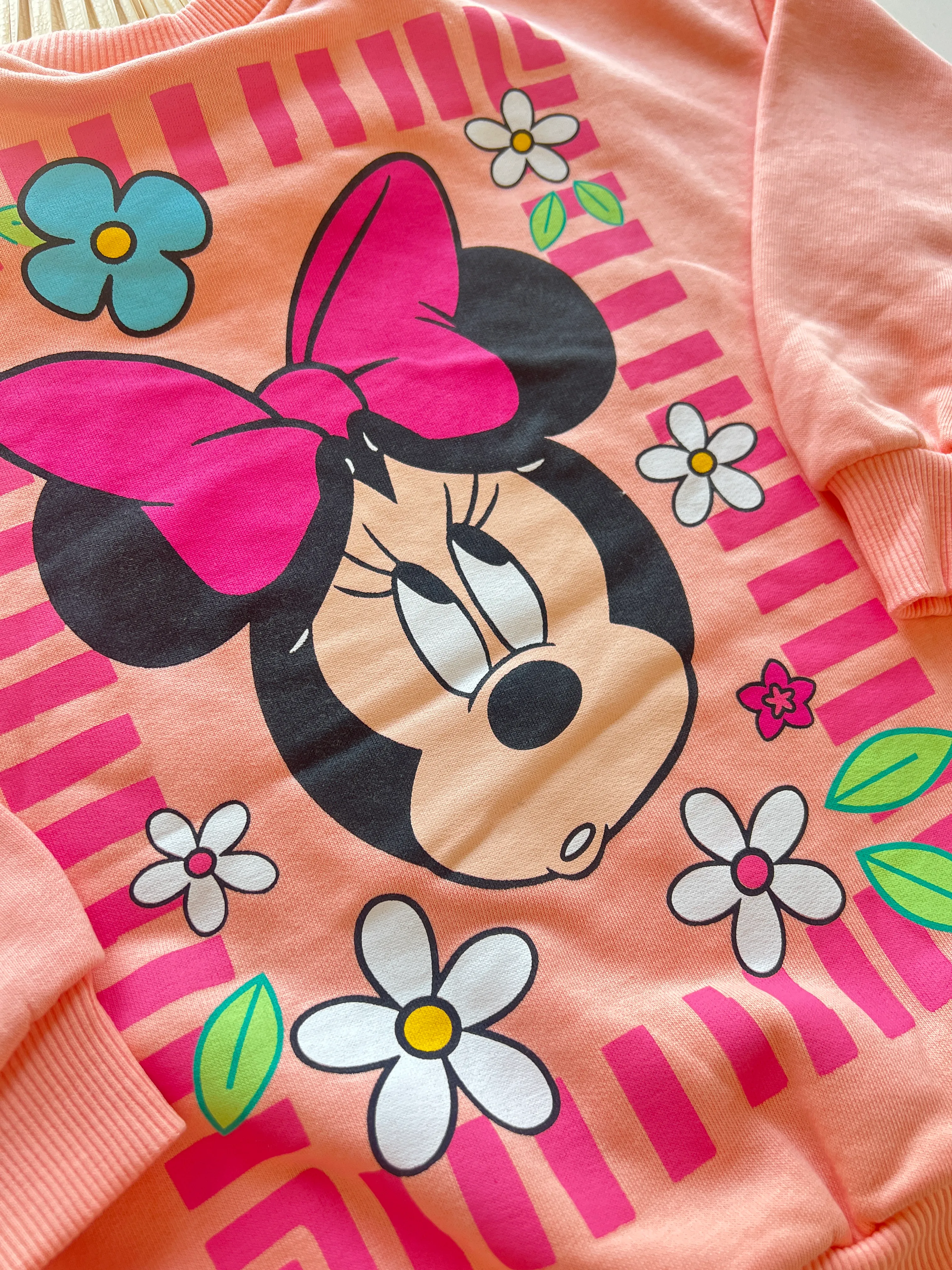 Çizgili Mınnıe Kız Çocuk Takım