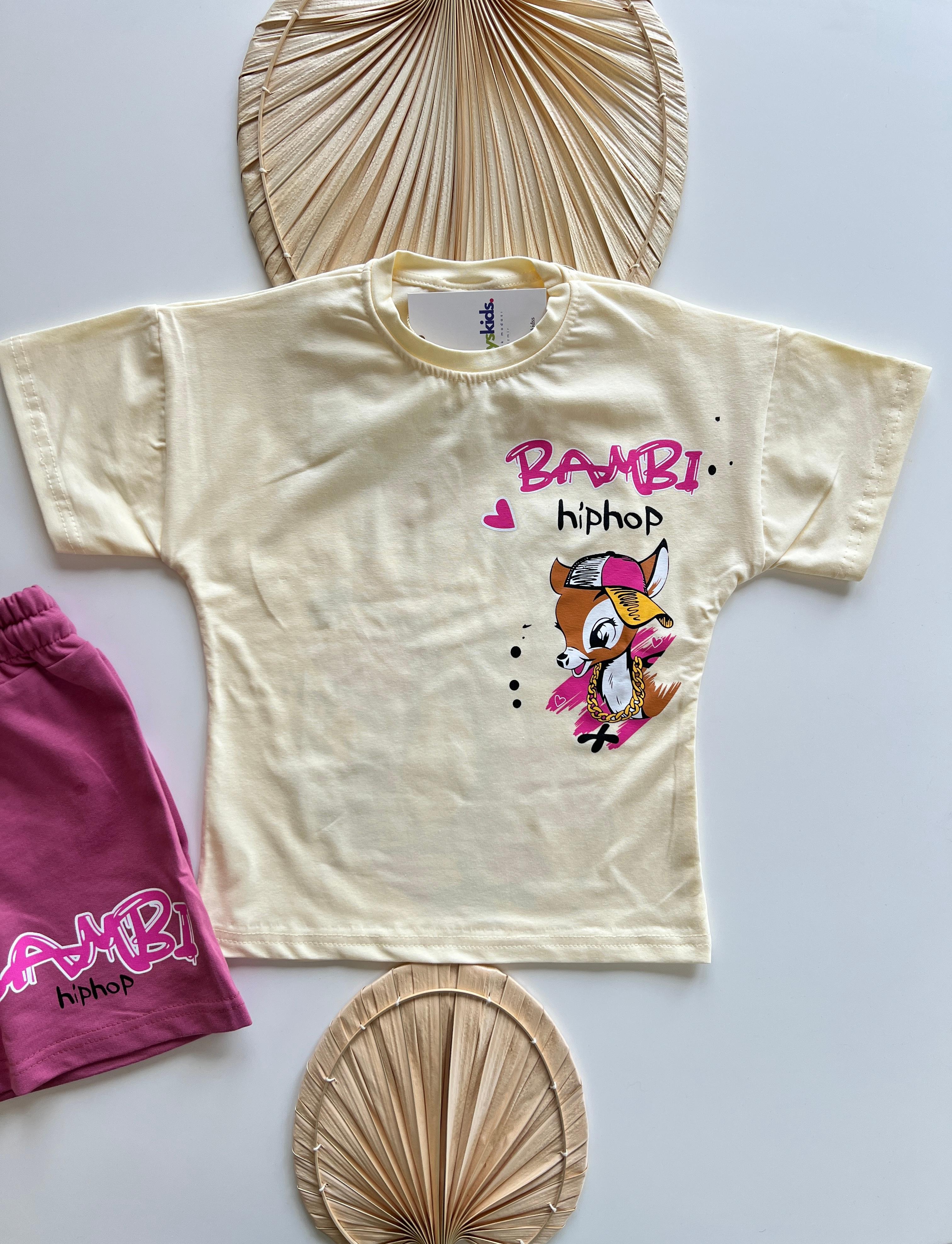 Bambi Hiphop Baskılı Kız Çocuk Takım