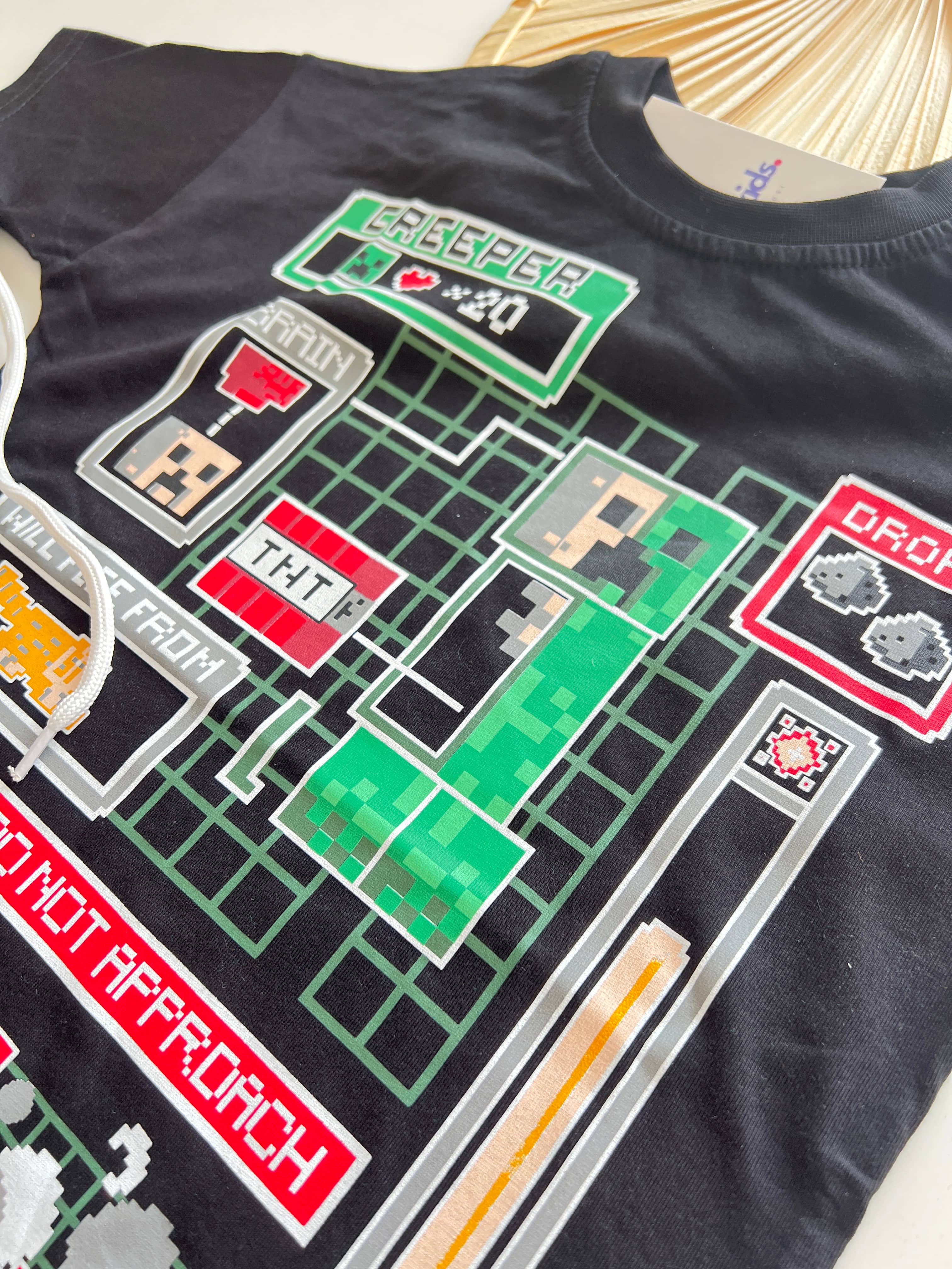Creeper Tnt Baskılı Erkek Çocuk Takım