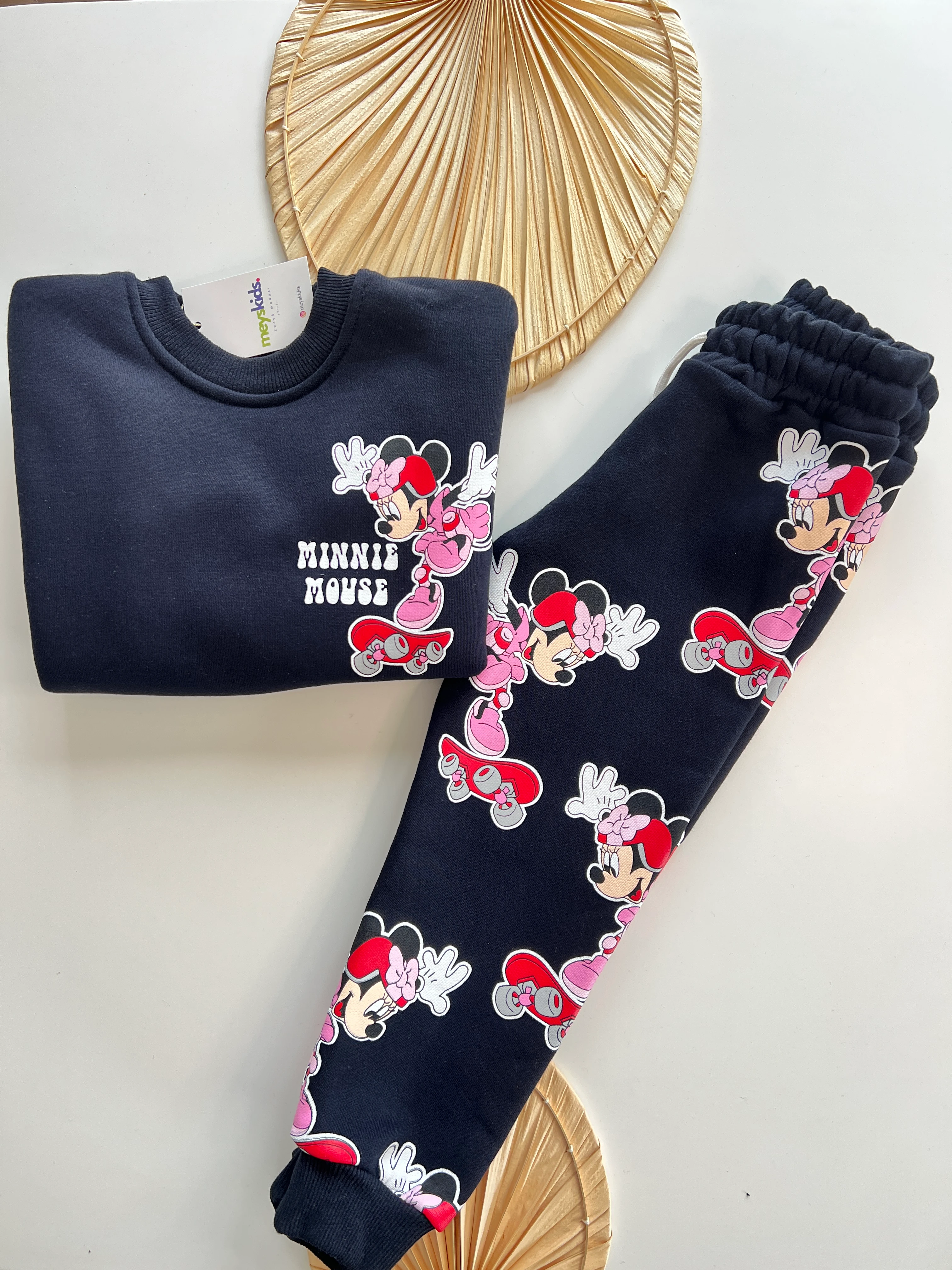 Puzzle Mınnıe Mouse Şardonlu Kız Takım 