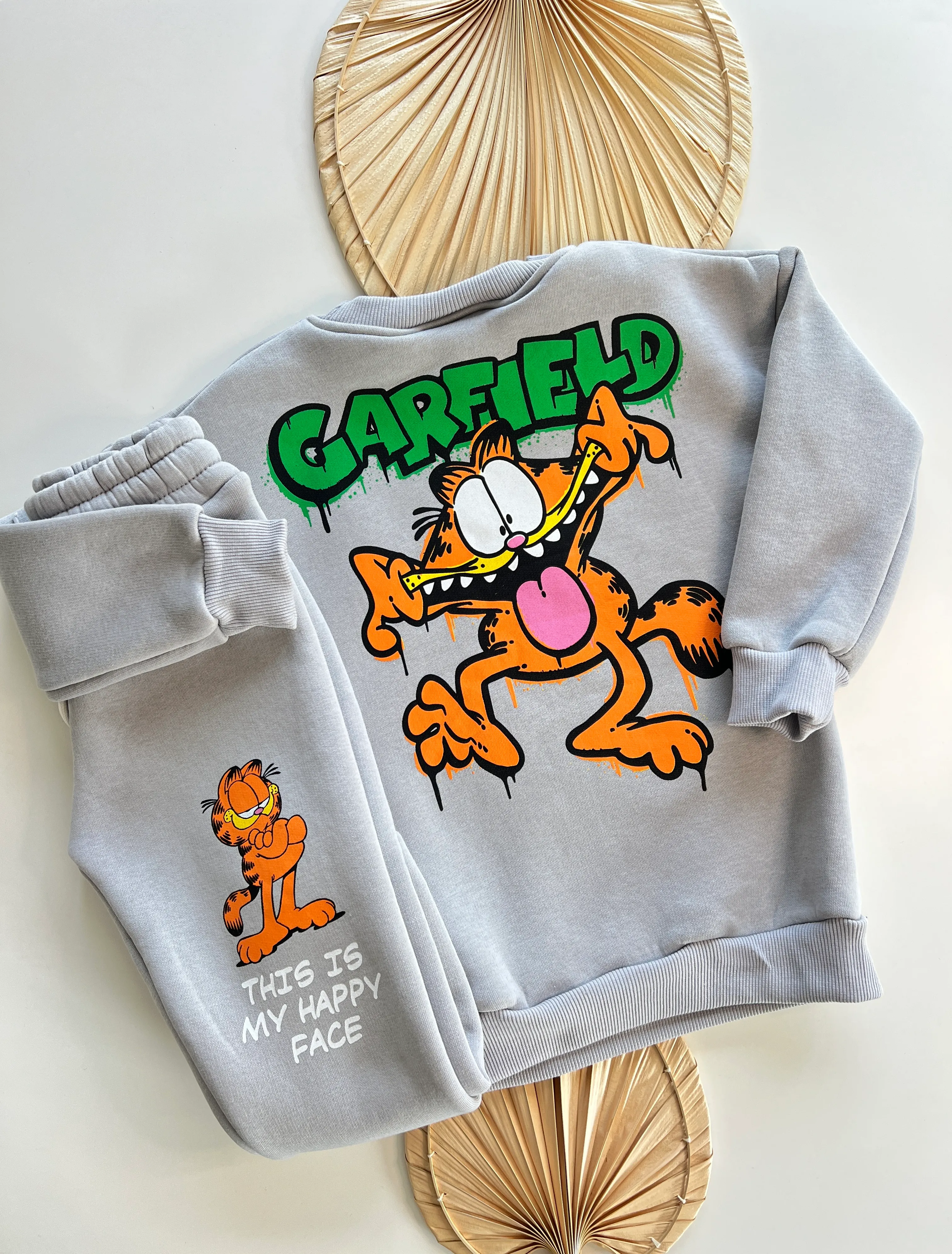 Thıs Is My Happy Face Baskılı Şardonlu Erkek Çocuk Takım 