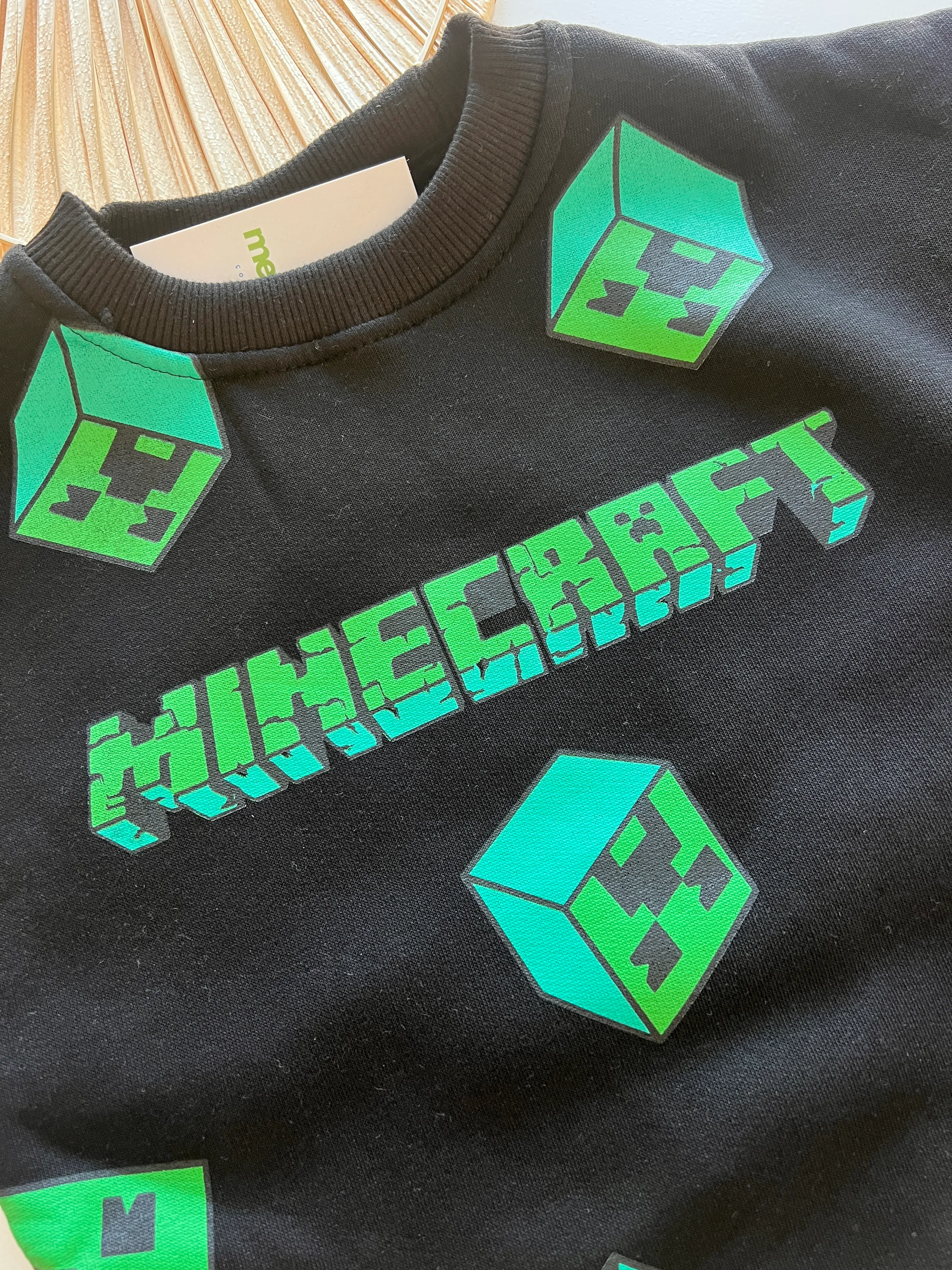 Mınecraft Baskılı Şardonlu Erkek Çocuk Takım