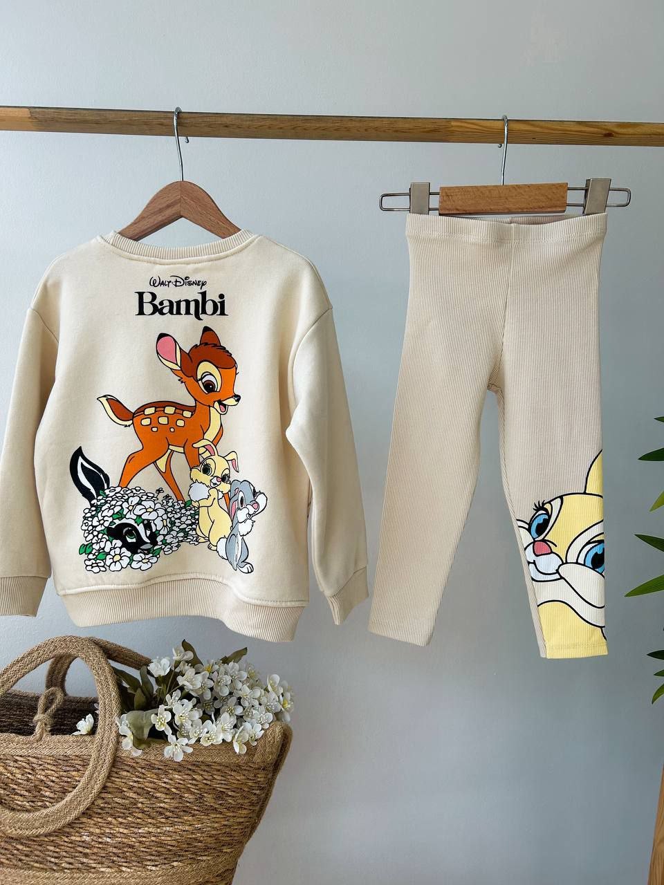 Disney Bambi Baskılı Kız Çocuk Takım