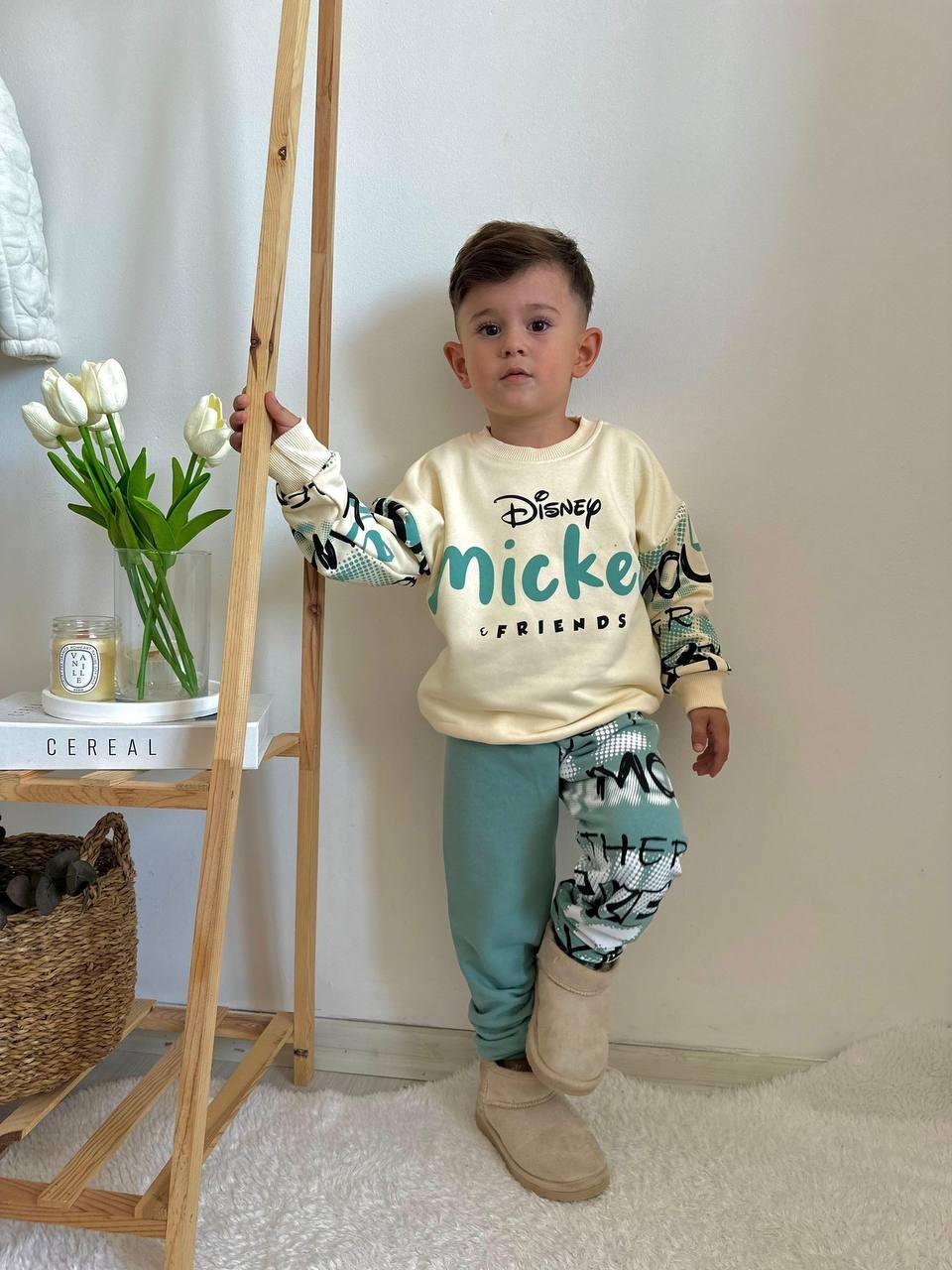 Disney Mickey Şardonlu Erkek Çocuk Takımı