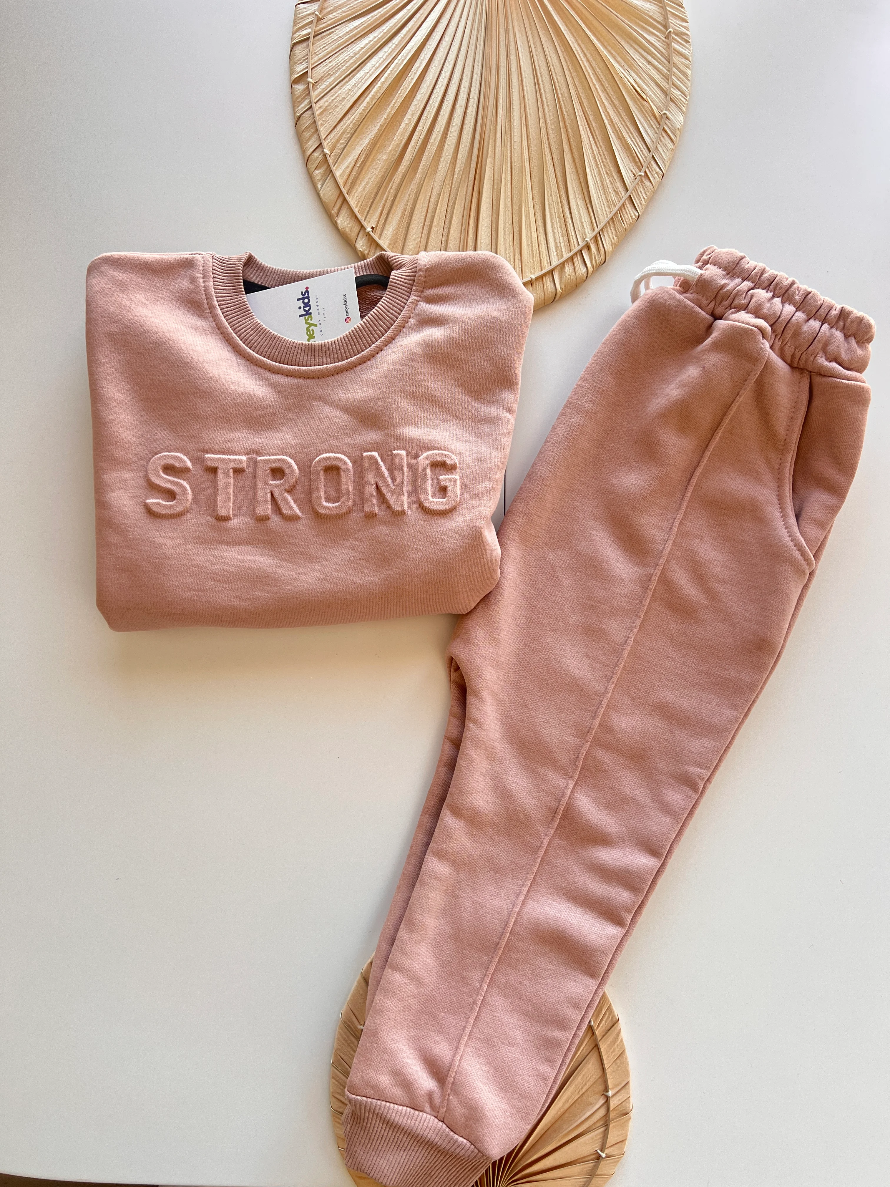 Strong Kabartma Baskılı Erkek Çocuk Takım 