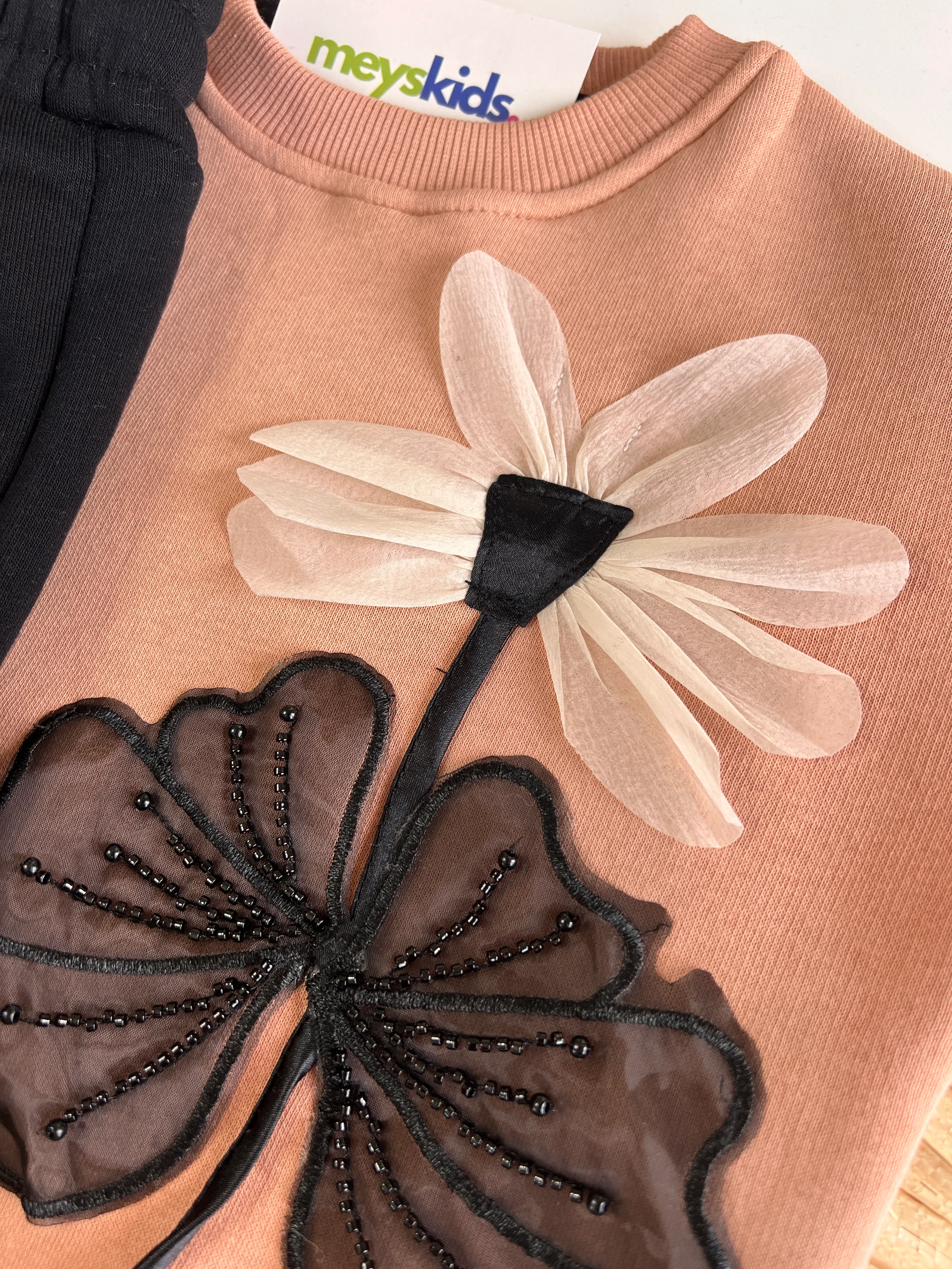 Papatya Şardonlu Kız Çocuk Takım 