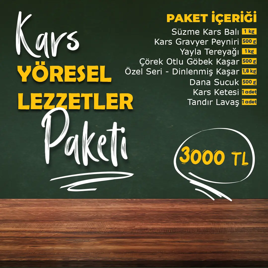 Yöresel Kars Lezzetler Paketi