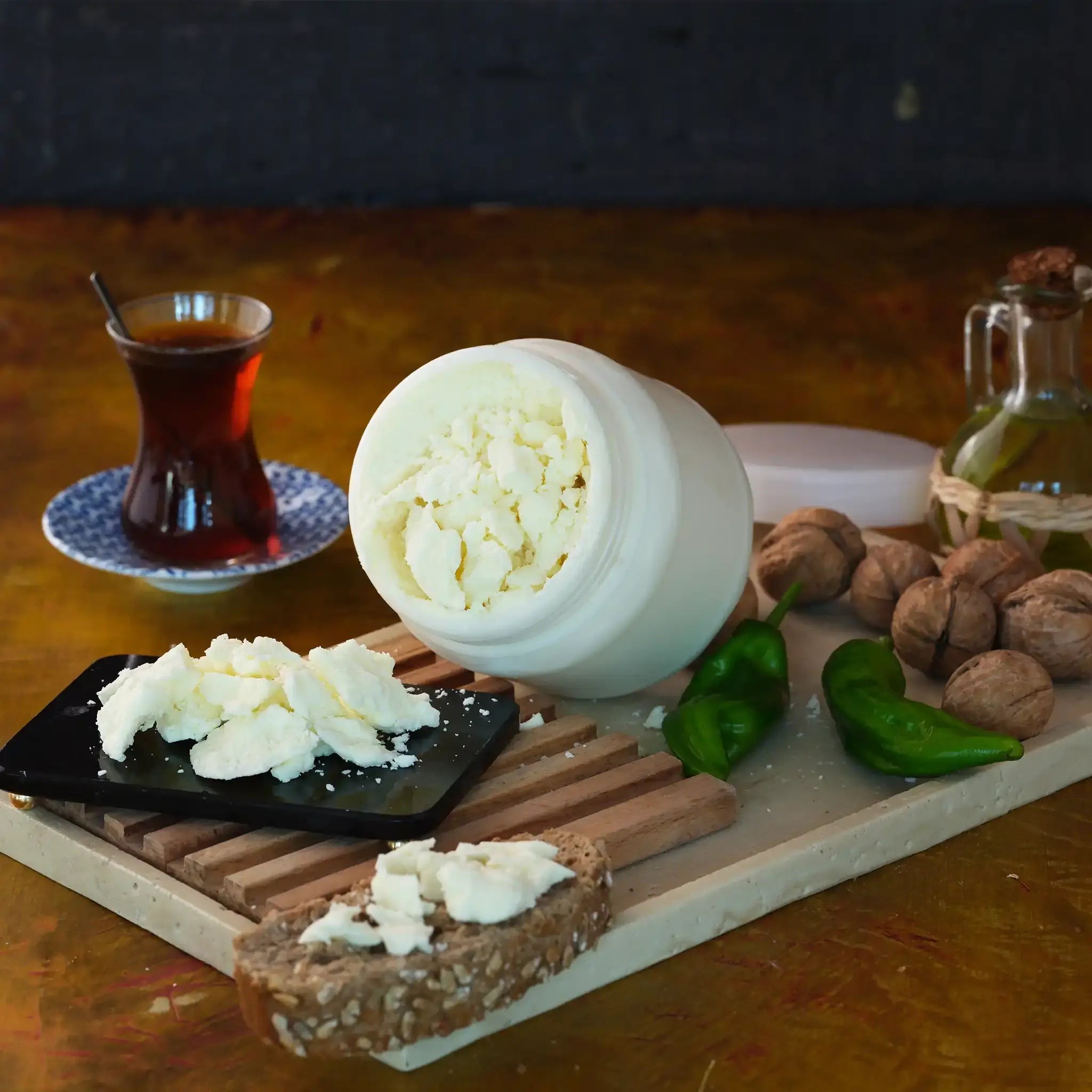 Kars Tam Yağlı İnek Bidon Eritme Tulum Peynir