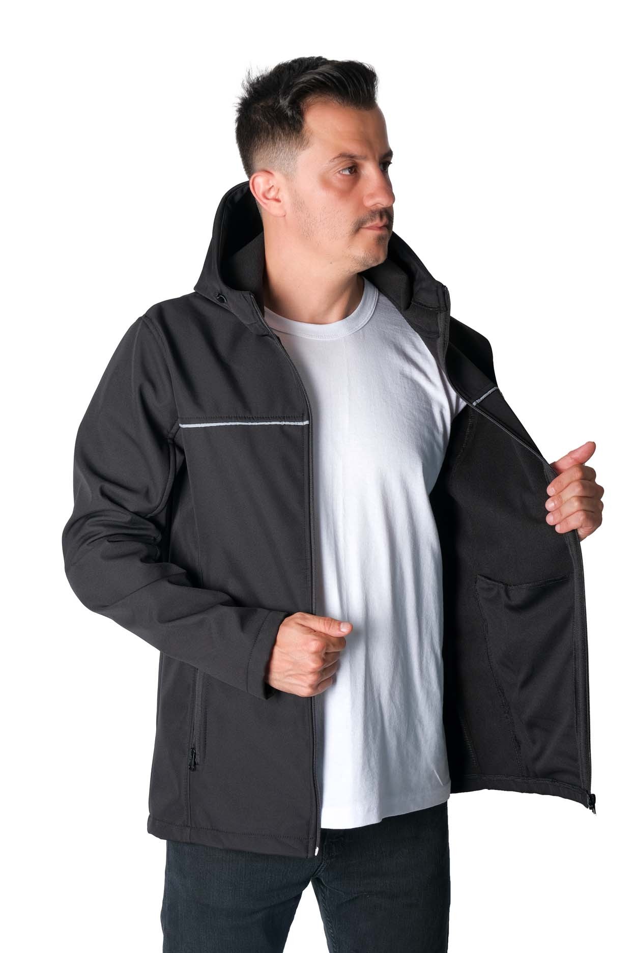 Softshell Mont 10Adet Fiyatıdır - SİYAH