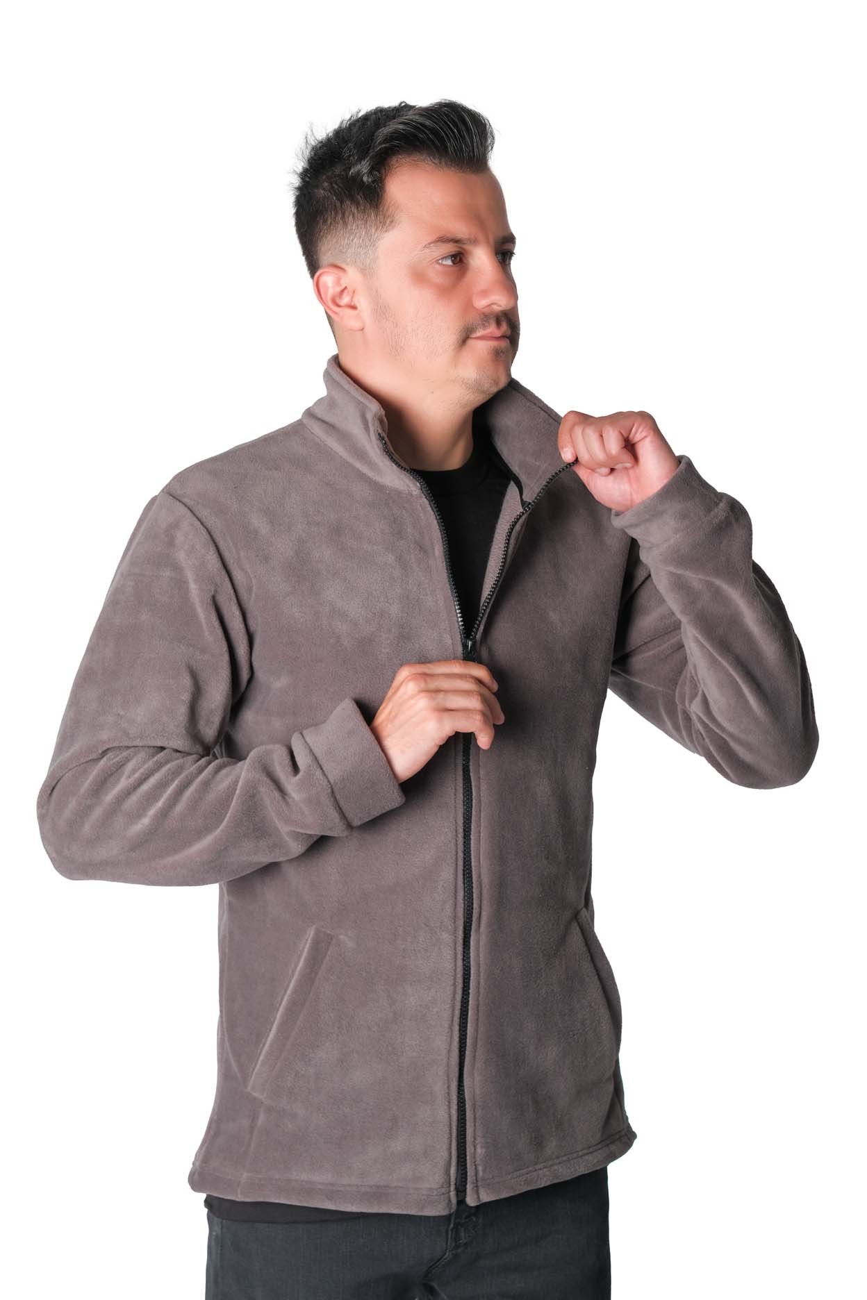Fleto Cep Polar Ceket - FÜME