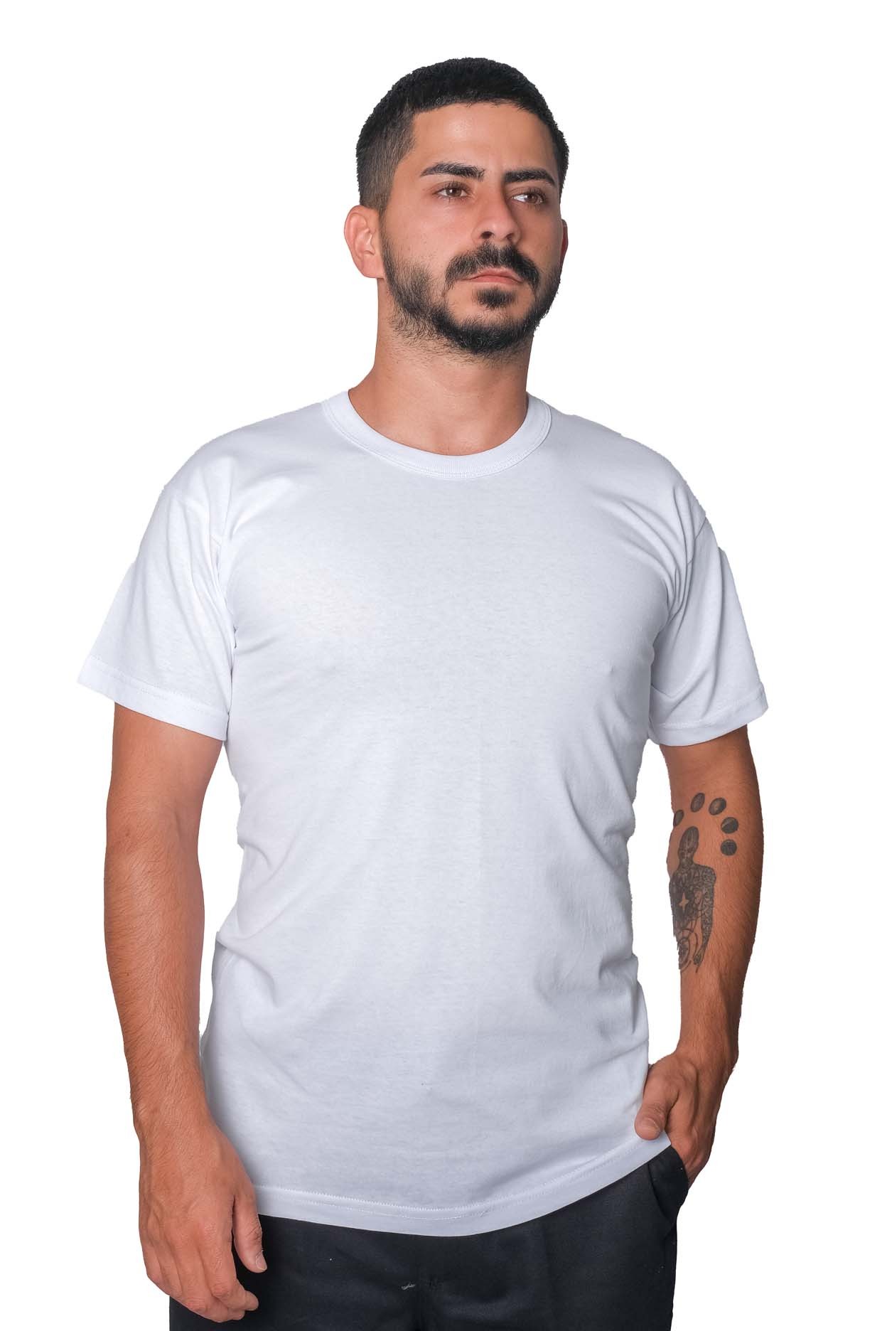  Sıfır Yaka Süprem T-shirt  - BEYAZ