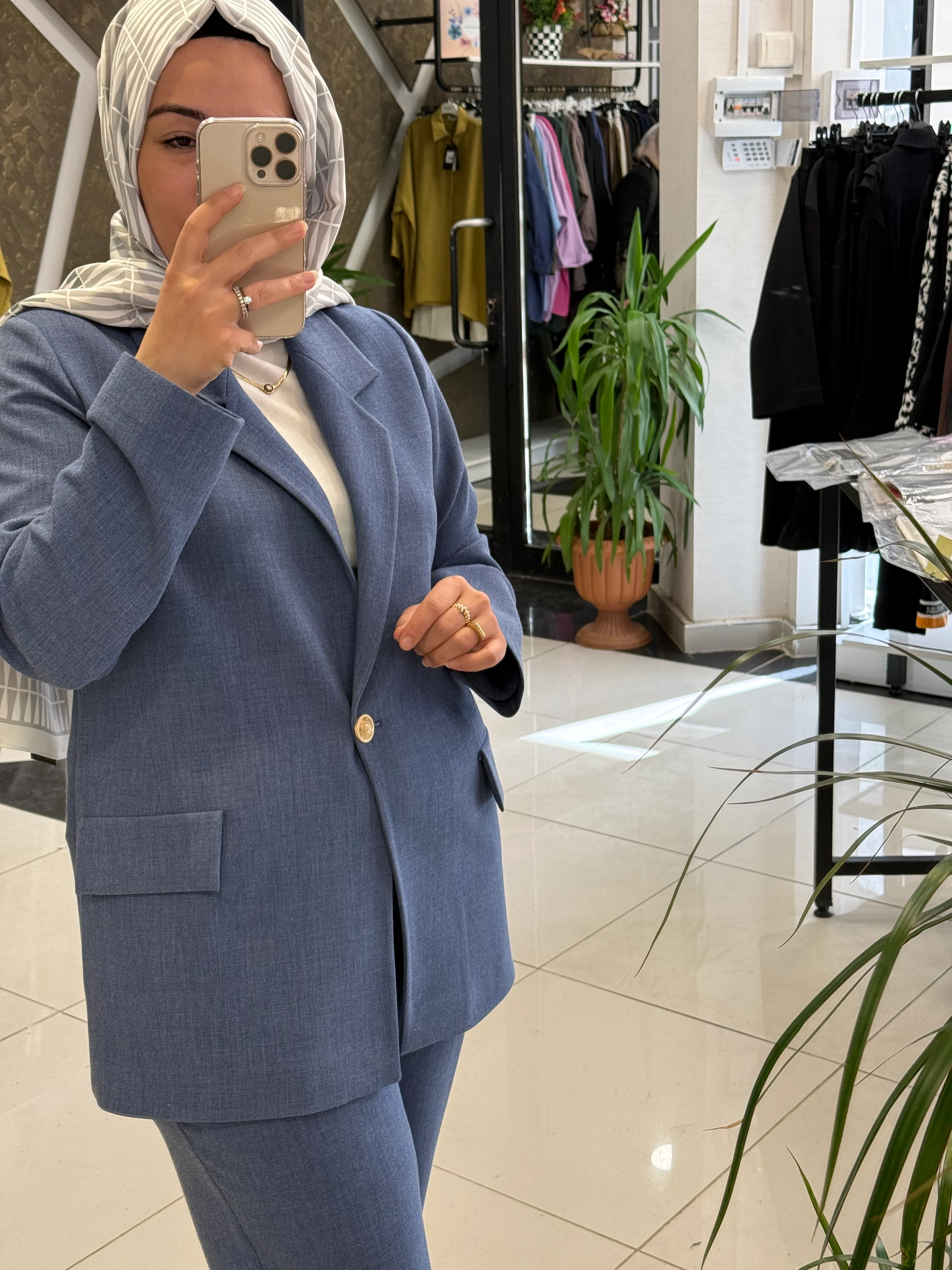 Ghisa Yeni Sezon Blazer Ceketli Takım