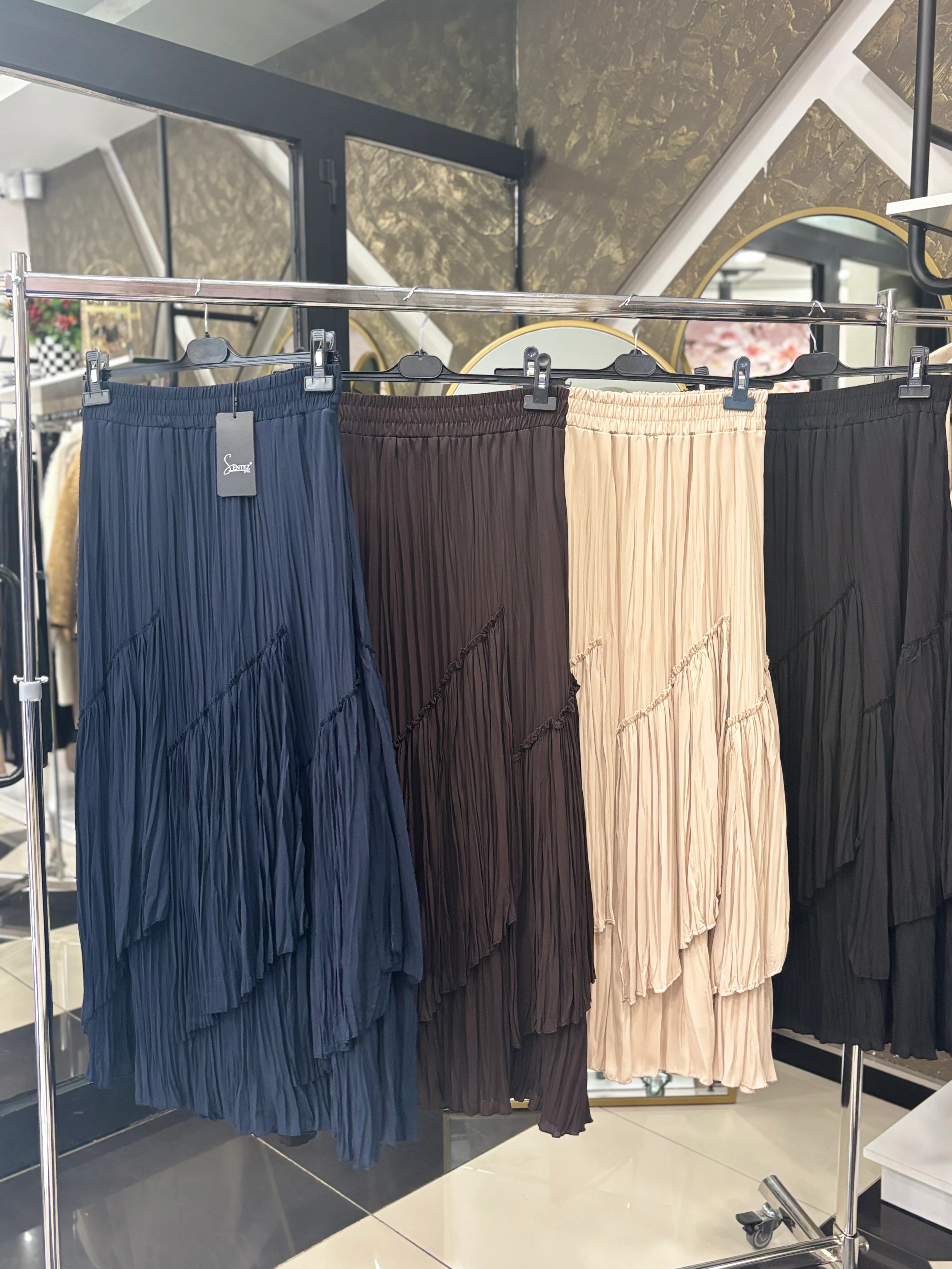 SENTEZ 5475 VİOLA PARÇALI KIRIŞTIRMA ETEK