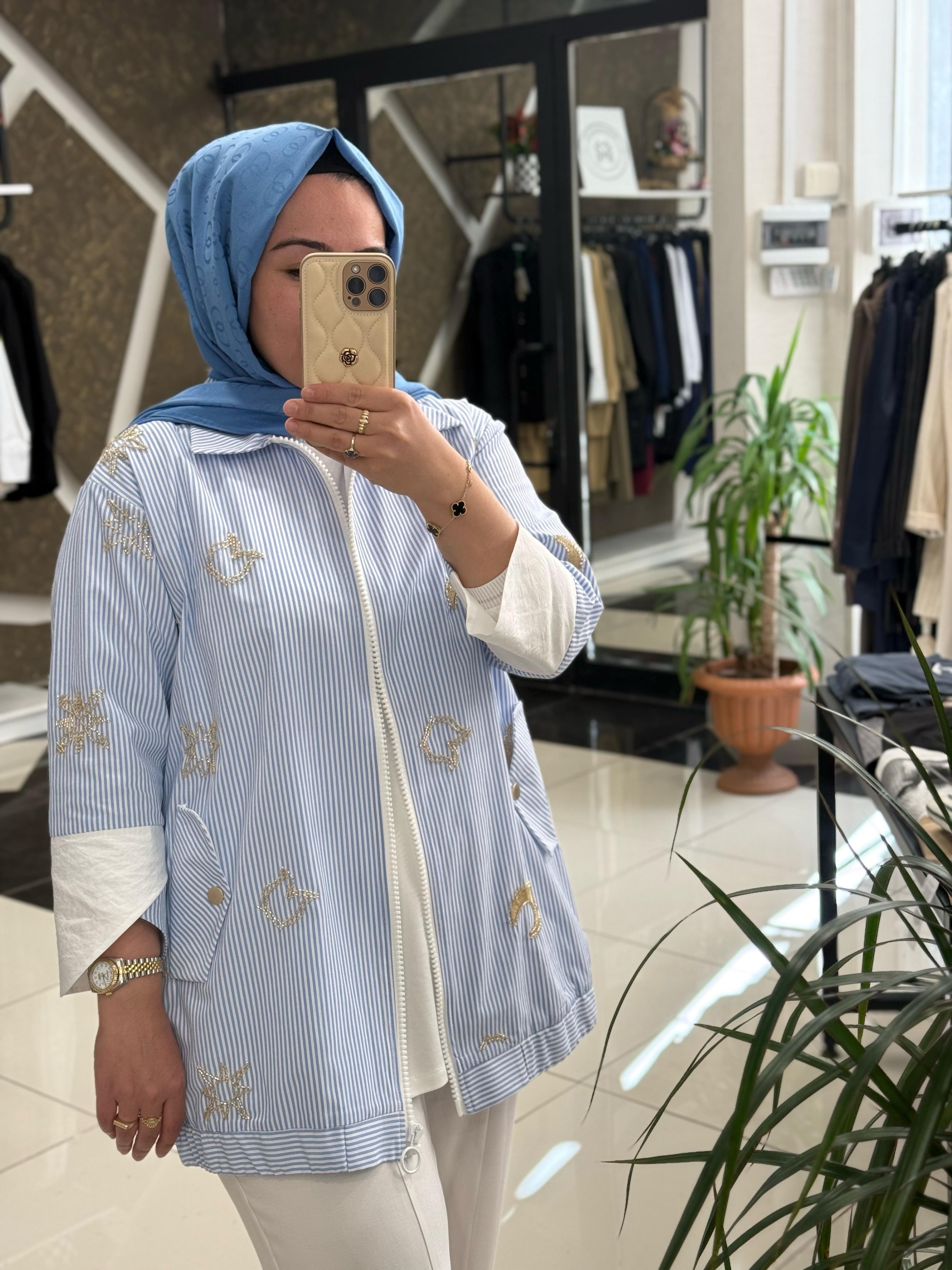 GHISA 4854 ÇİZGİLİ TUNİK