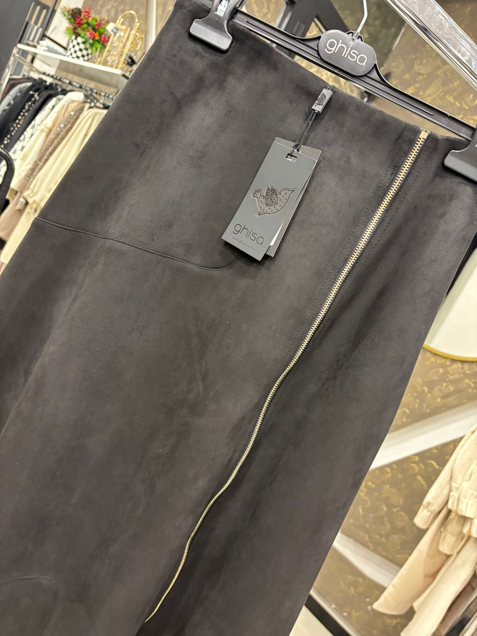 GHİSA 5372 SÜET ETEK