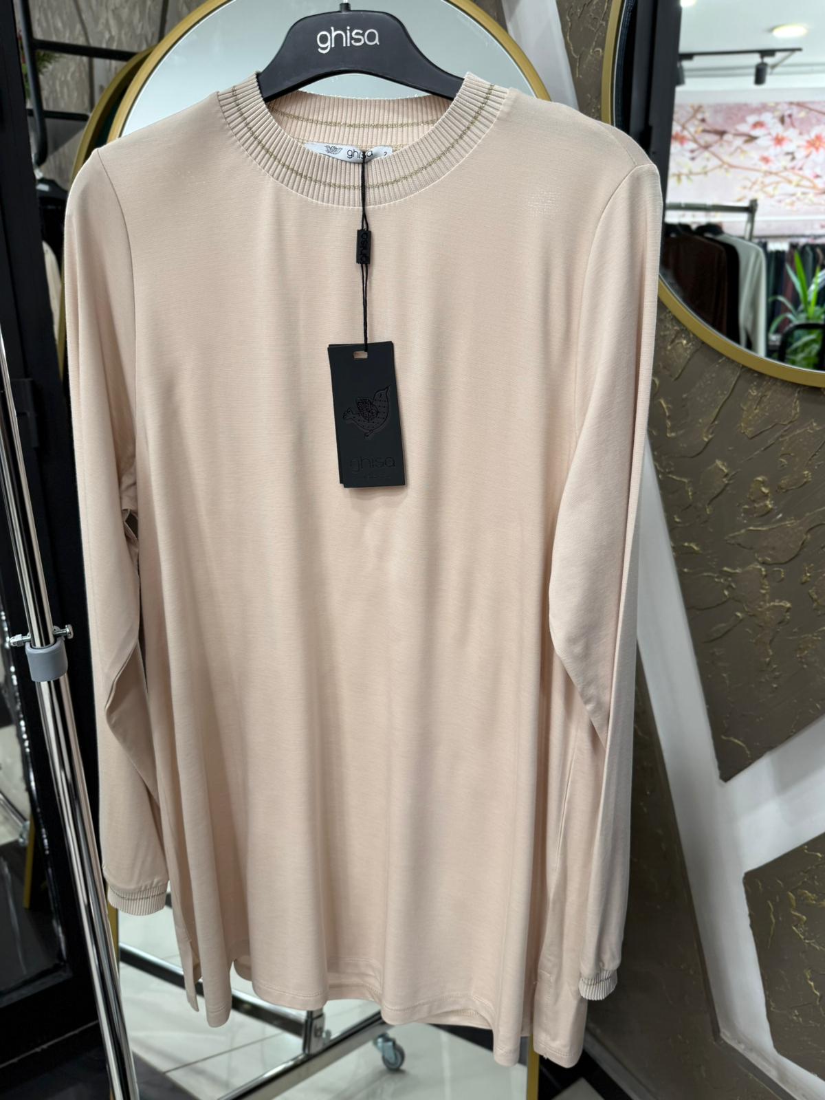 GHİSA 4829 UZUN KOL SİMLİ TUNİK