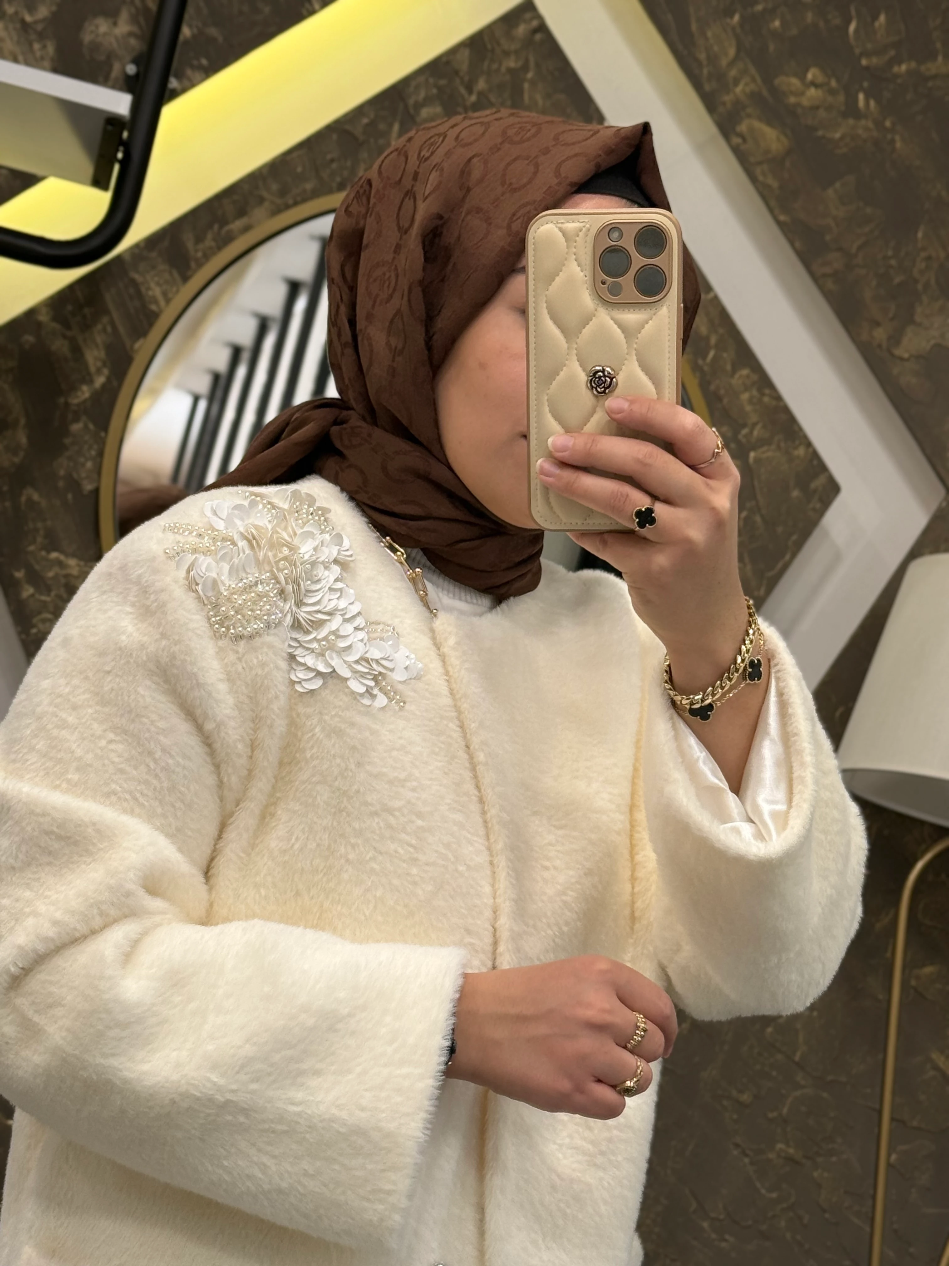 MİSSEMRAMİSS 4942 İŞLEMELİ ALCANTRA KAP