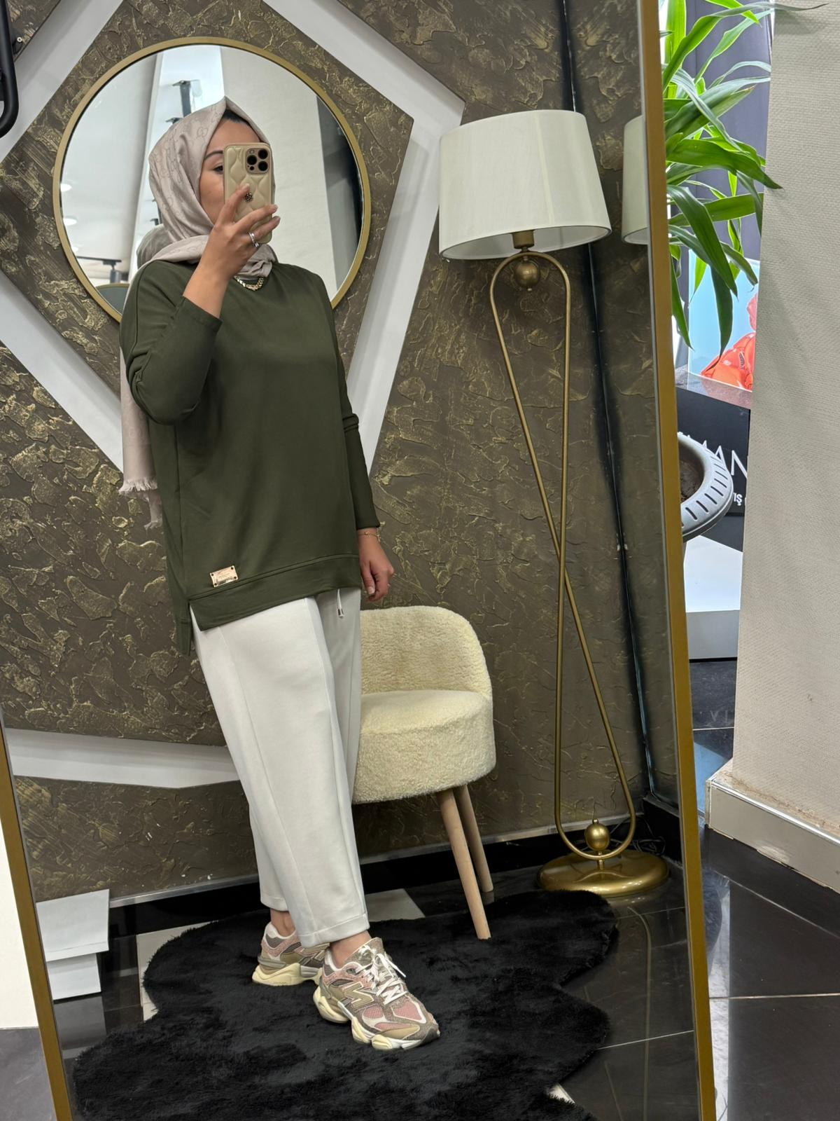 MİSSEMRAMİSS 4973 BLUZ - HAKİ