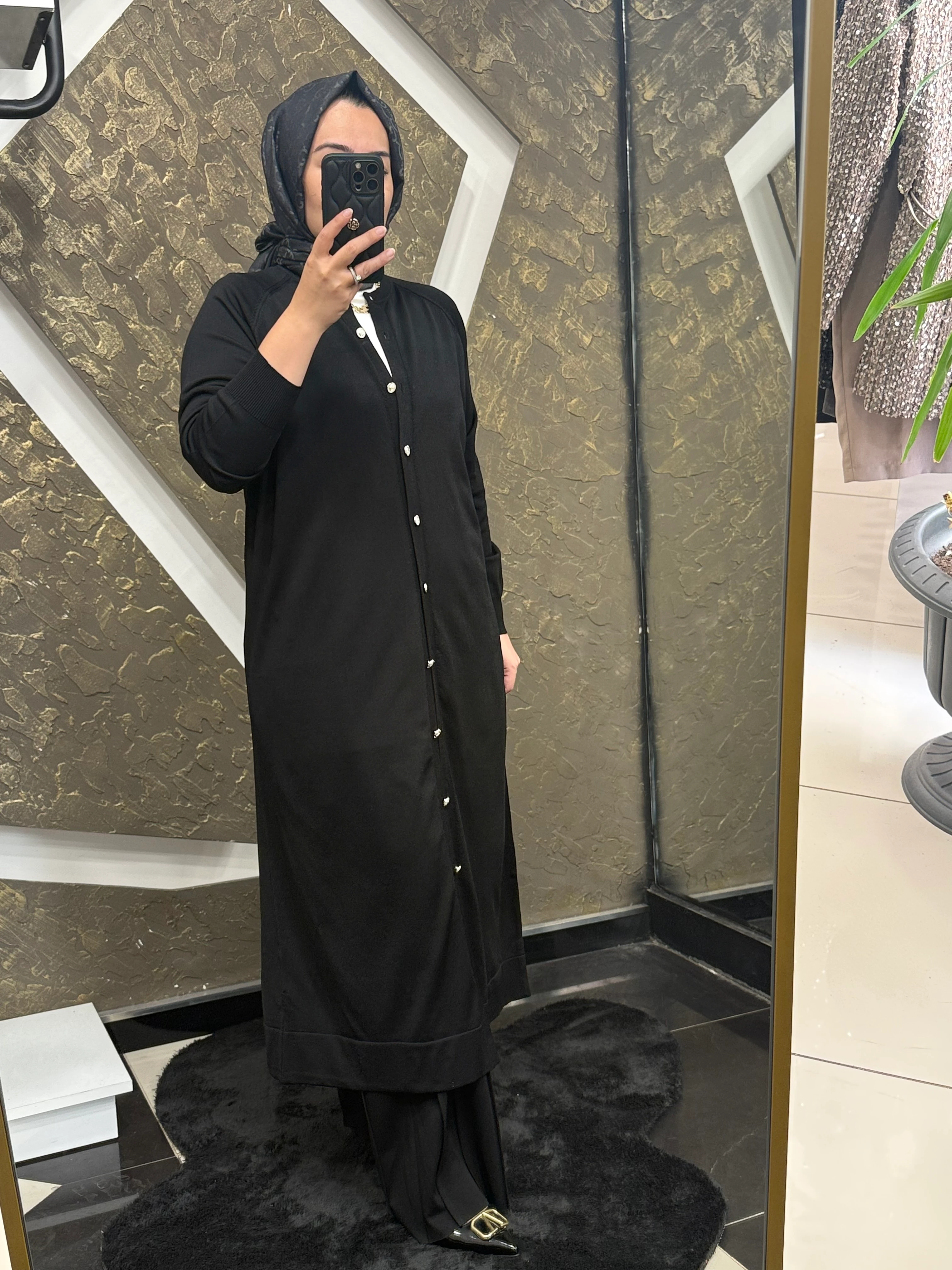 Nuss 512 MERSERİZE TAM BOY DÜZ HIRKA