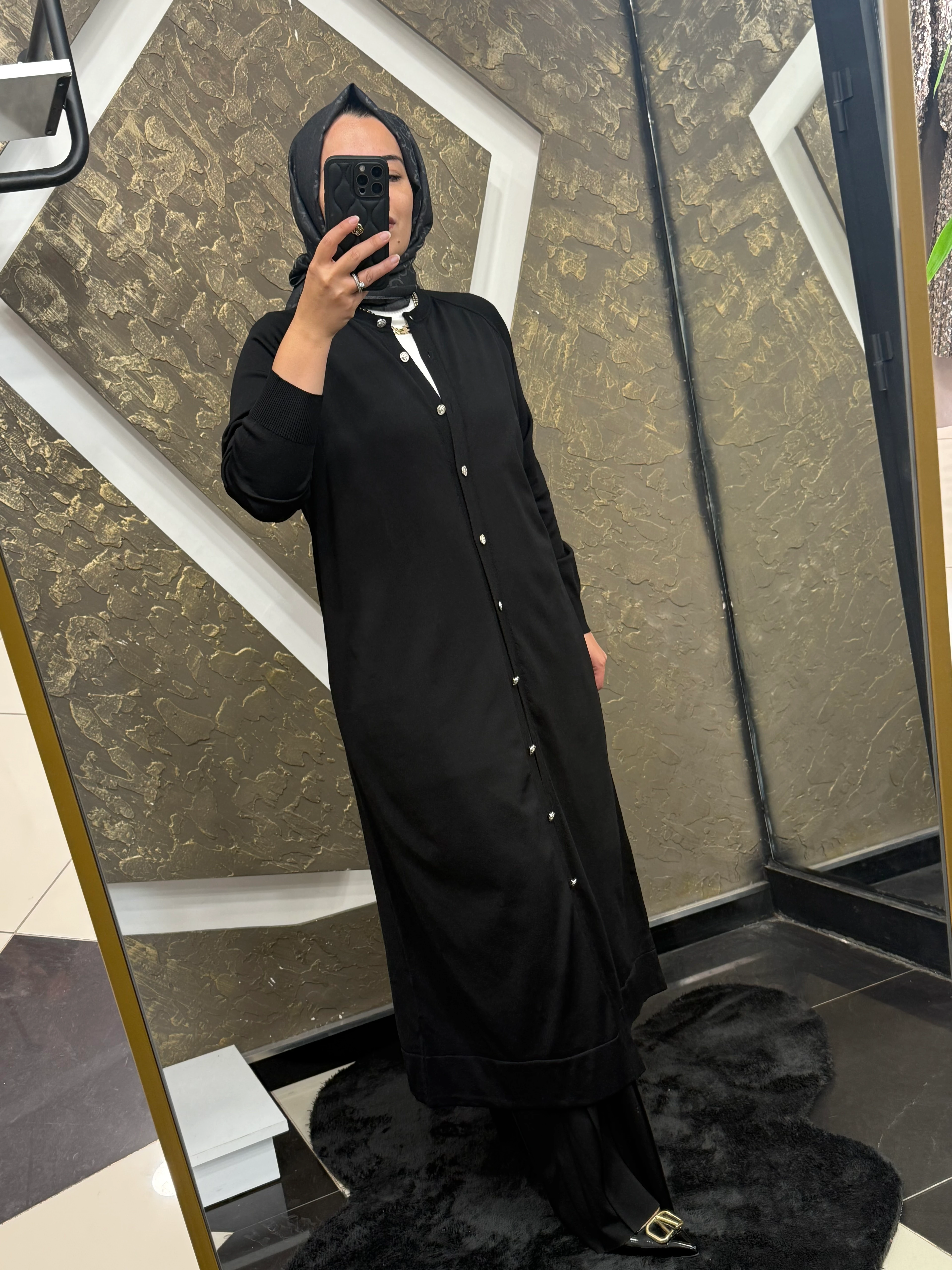 Nuss 512 MERSERİZE TAM BOY DÜZ HIRKA