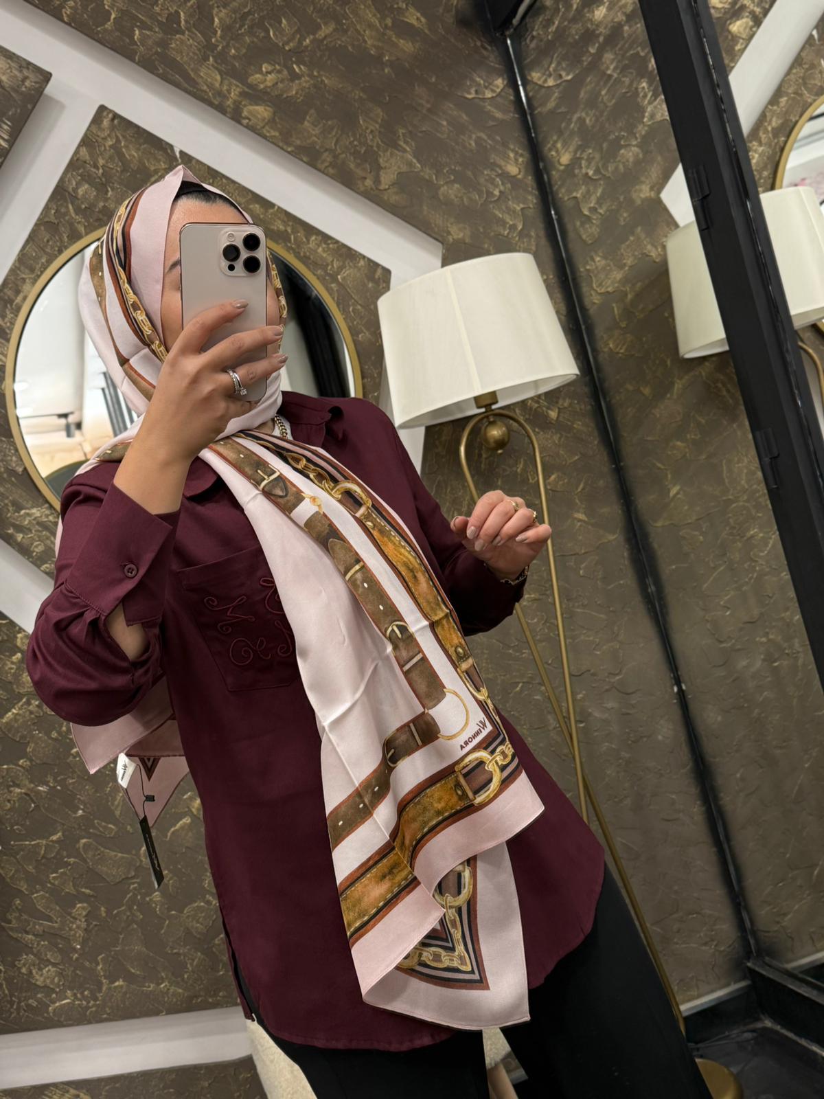 MİSSEMRAMİSS 4890 NAKIŞLI GÖMLEK