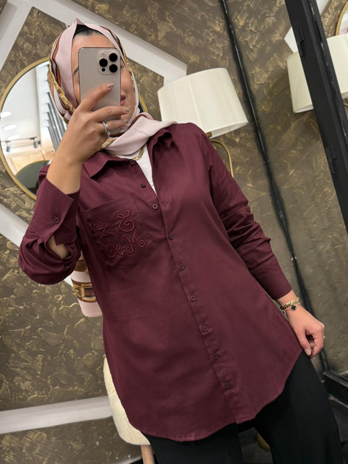 MİSSEMRAMİSS 4890 NAKIŞLI GÖMLEK