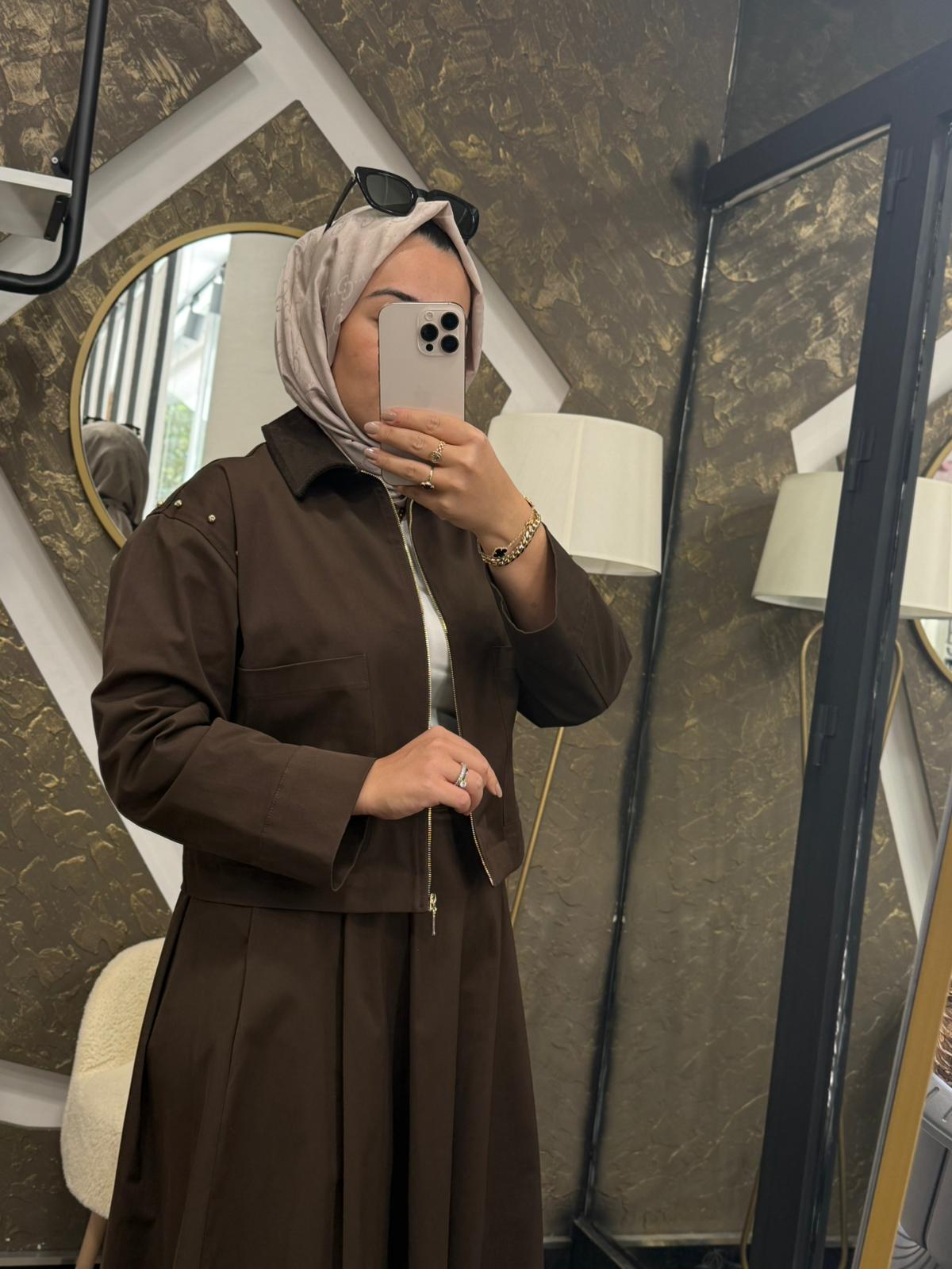 TERZİ DÜKKANI SPARK İNCİ DETAYLI ETEKLİ TAKIM