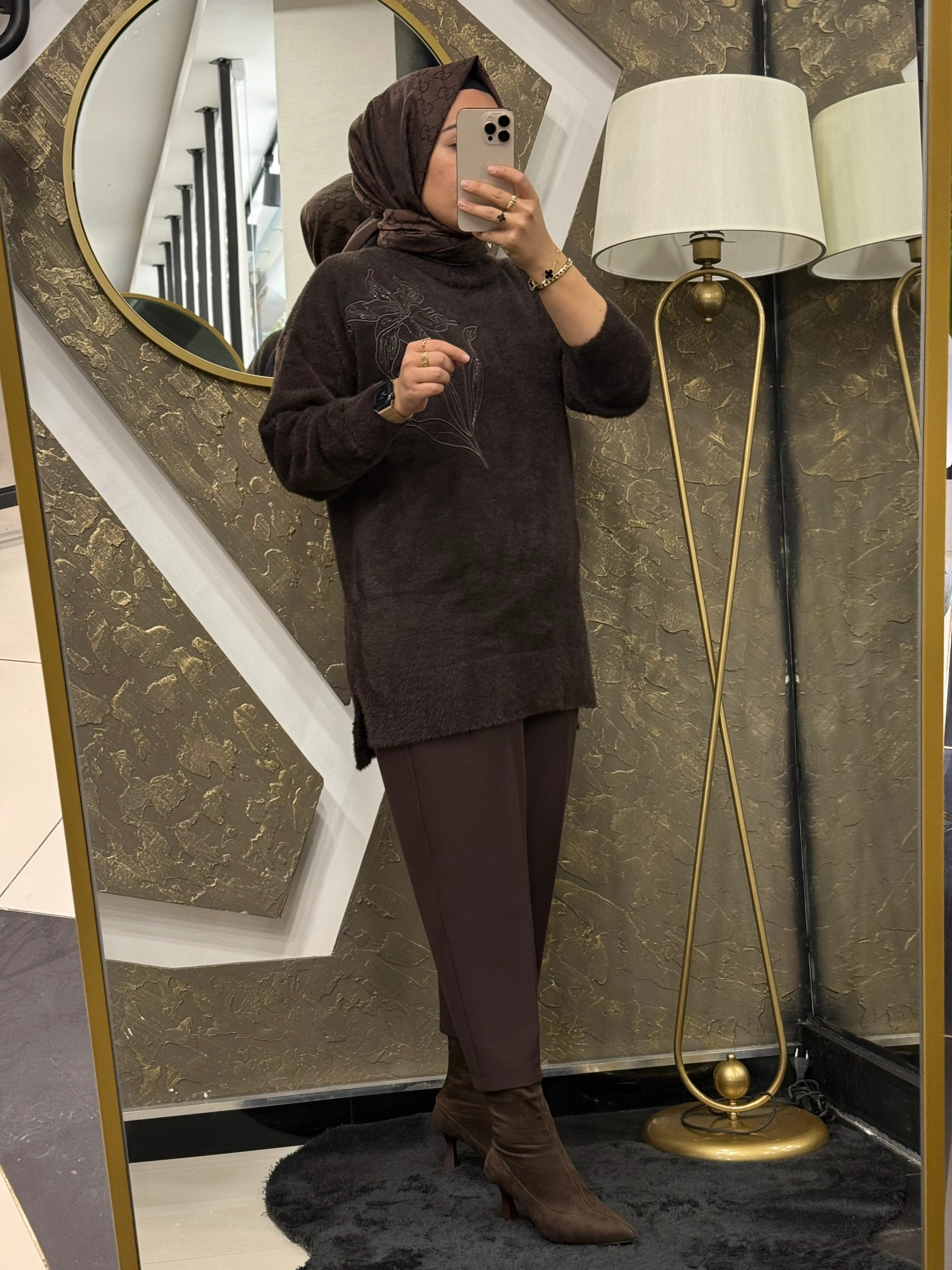 NUSS 7004 ANGORA KAZAK  - KAHVE