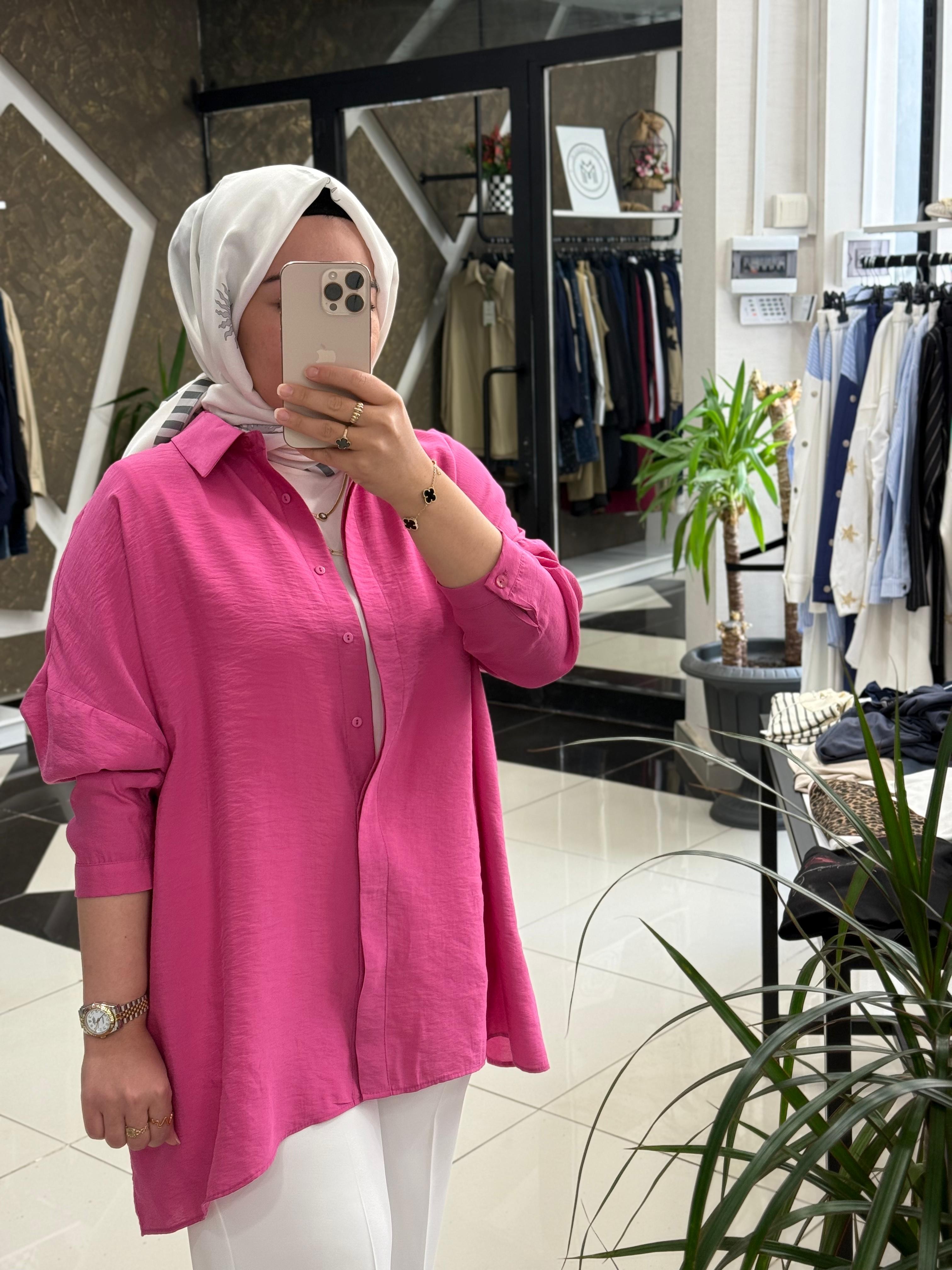 NUSS 3001 GÖMLEK - FUŞYA