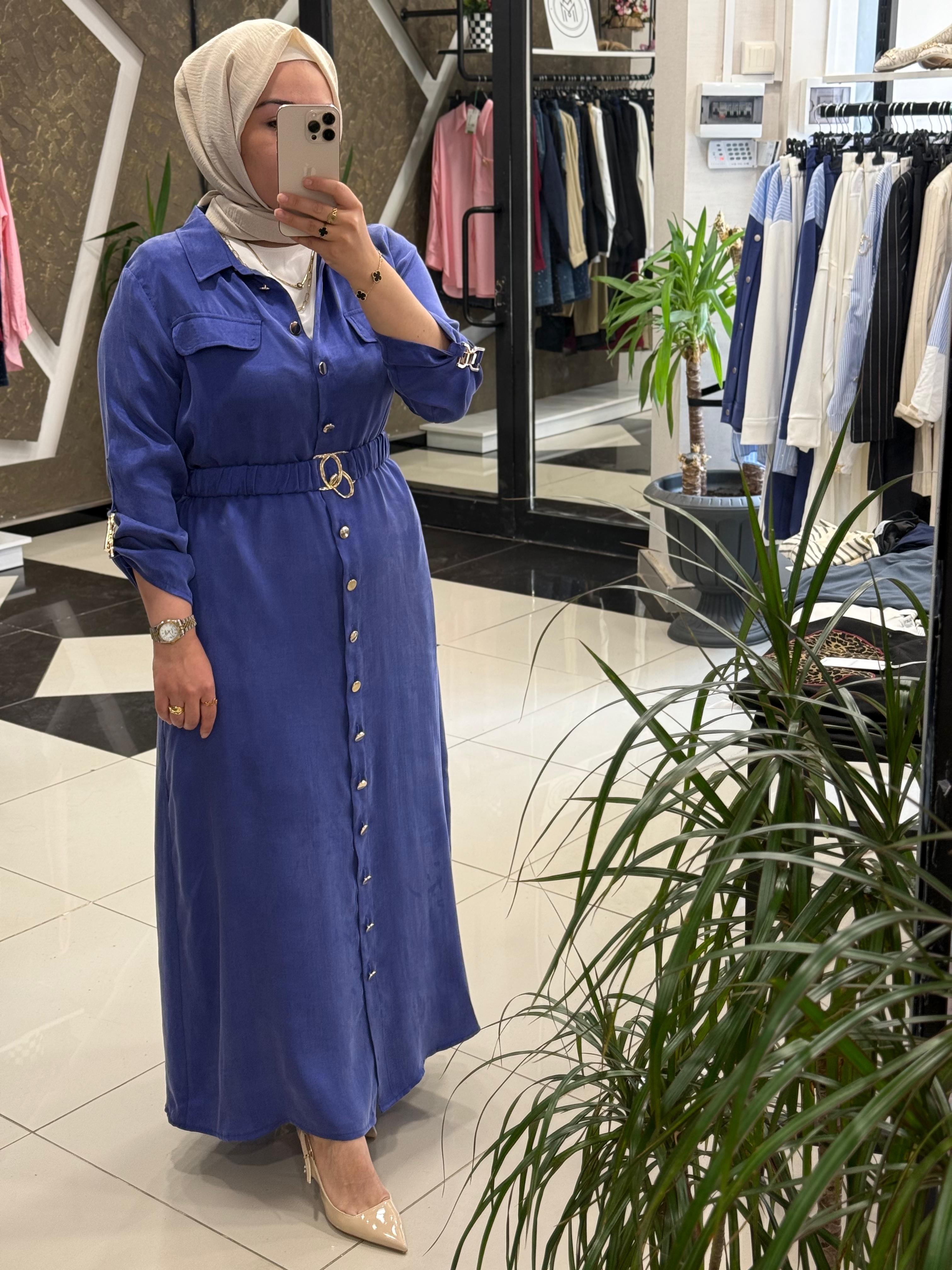 MİSSEMRAMİSS SPECİALE SETA 4819 ELBİSE - Saks
