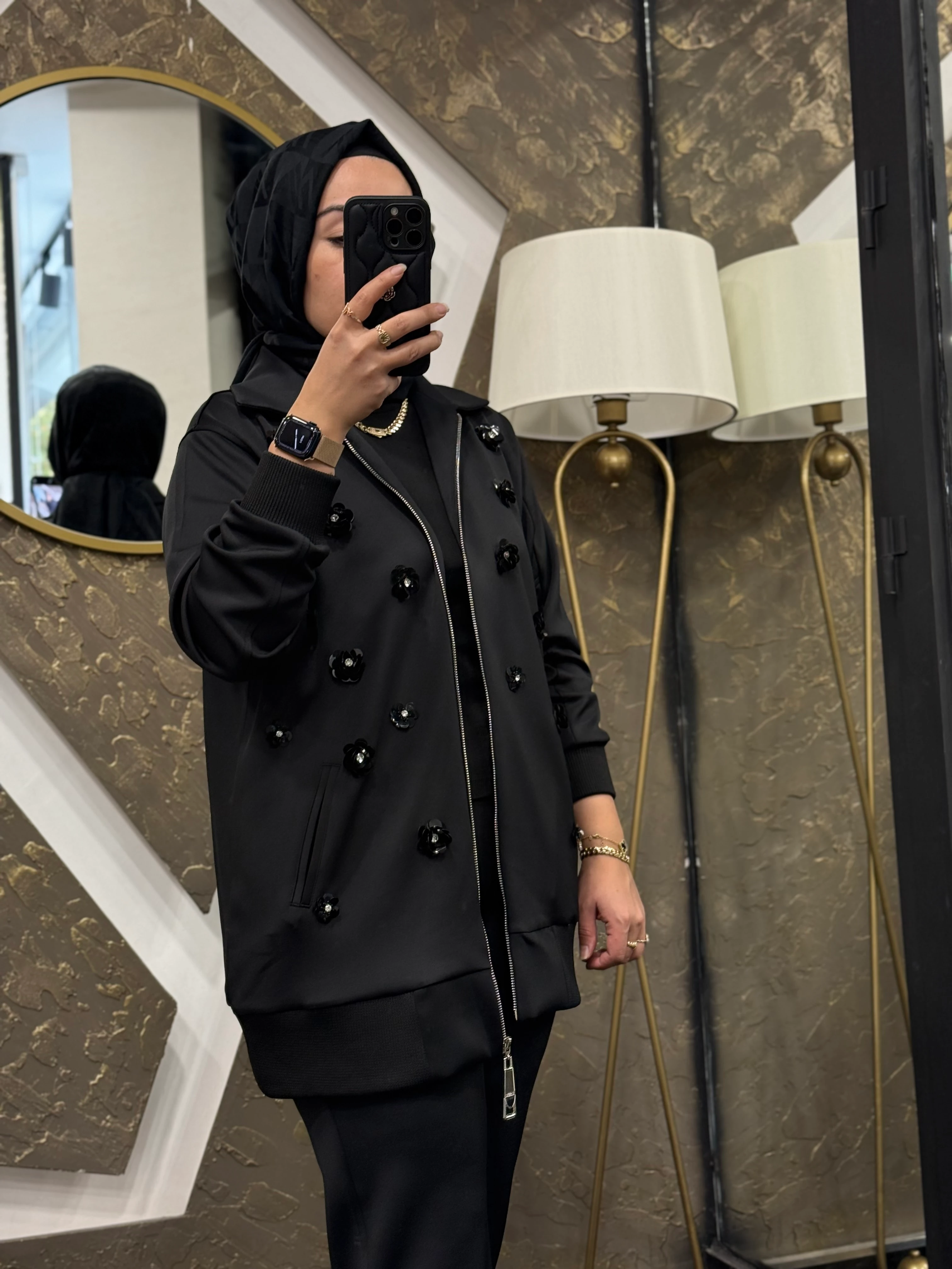 MİSSEMRAMİS SCUBA İŞLEMELİ BOMBER CEKET TAKIM 4887