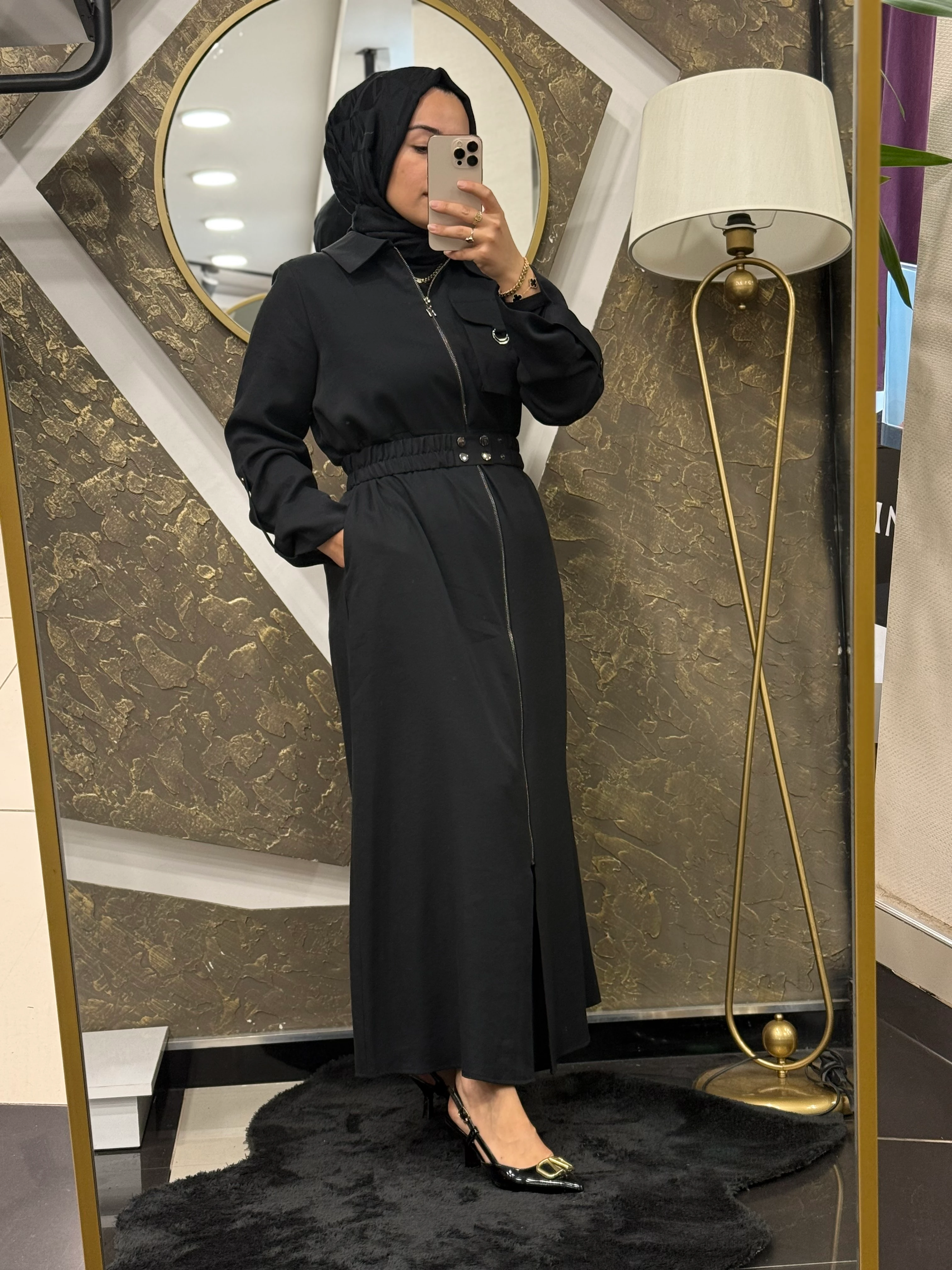 NUSS 2001 ELBİSE - SİYAH